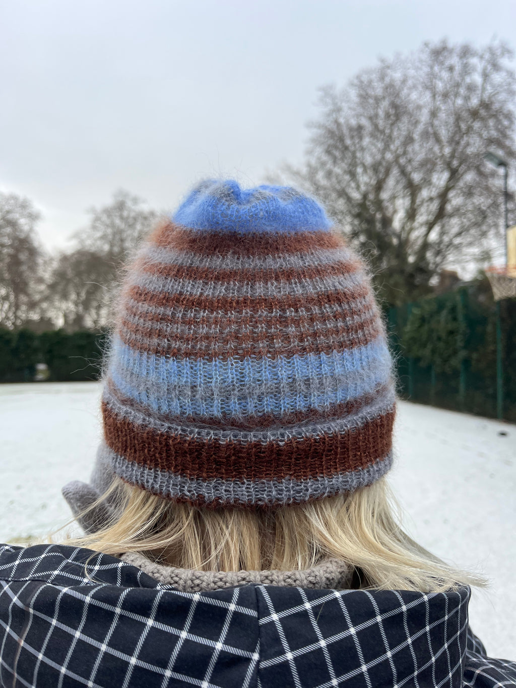 Alpaca stripe hat