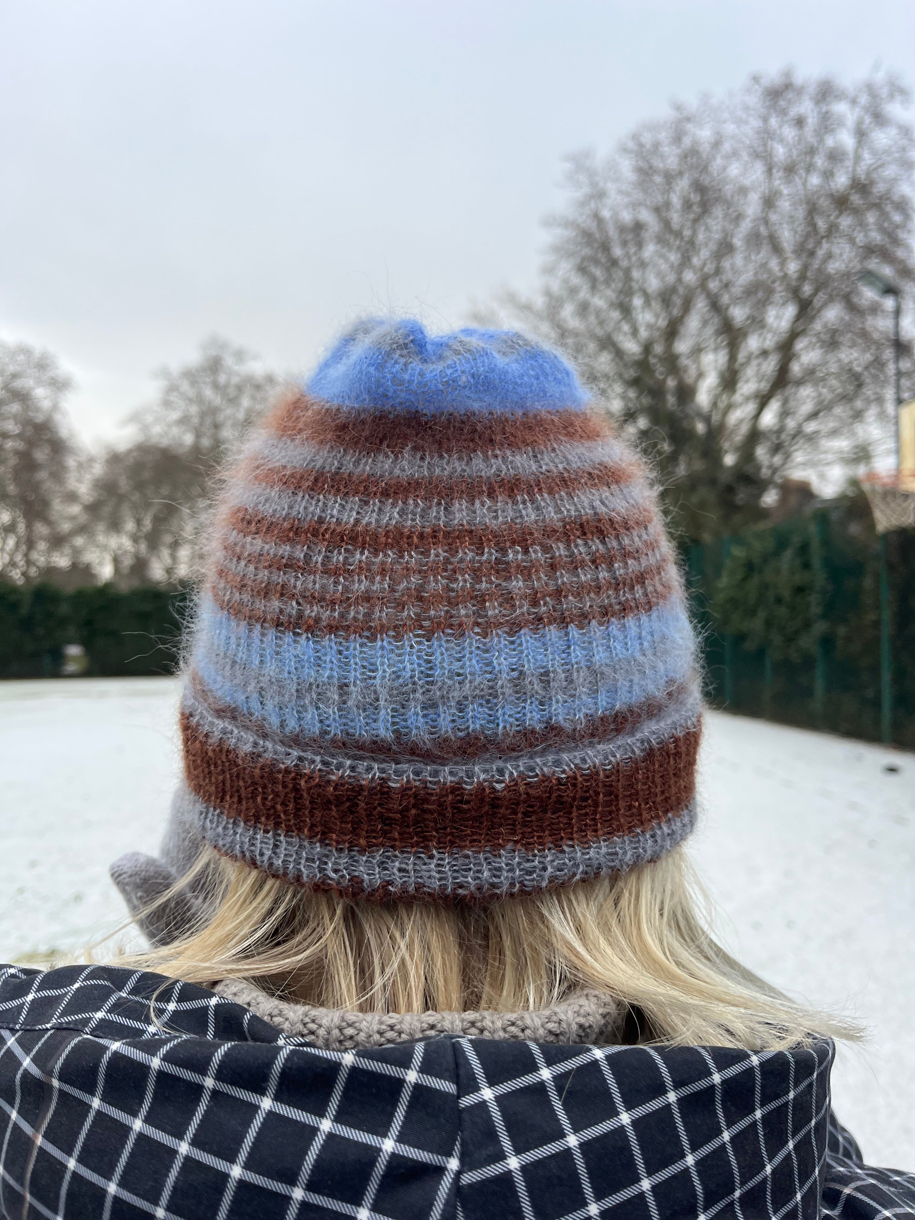 Alpaca stripe hat