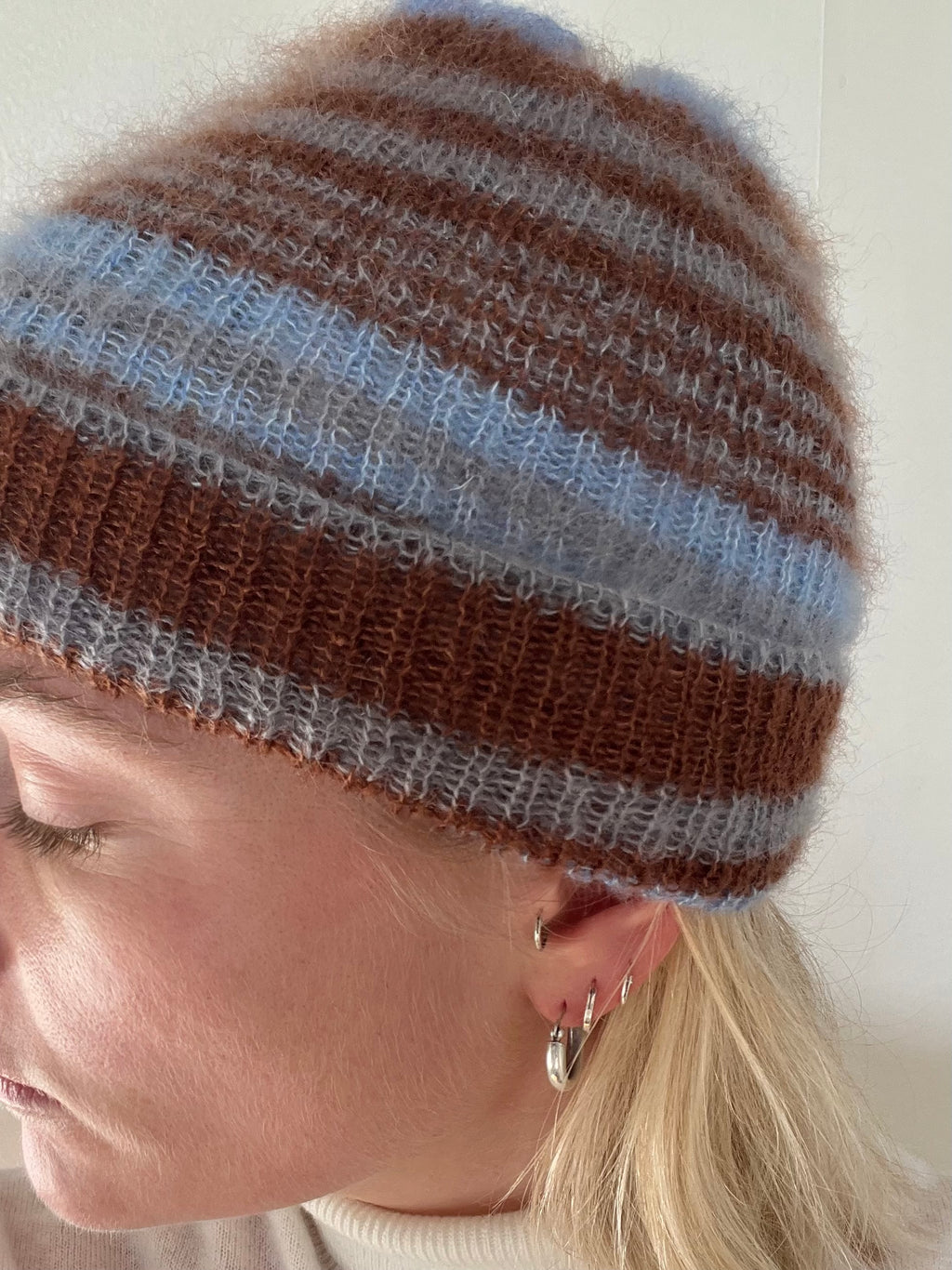Alpaca stripe hat