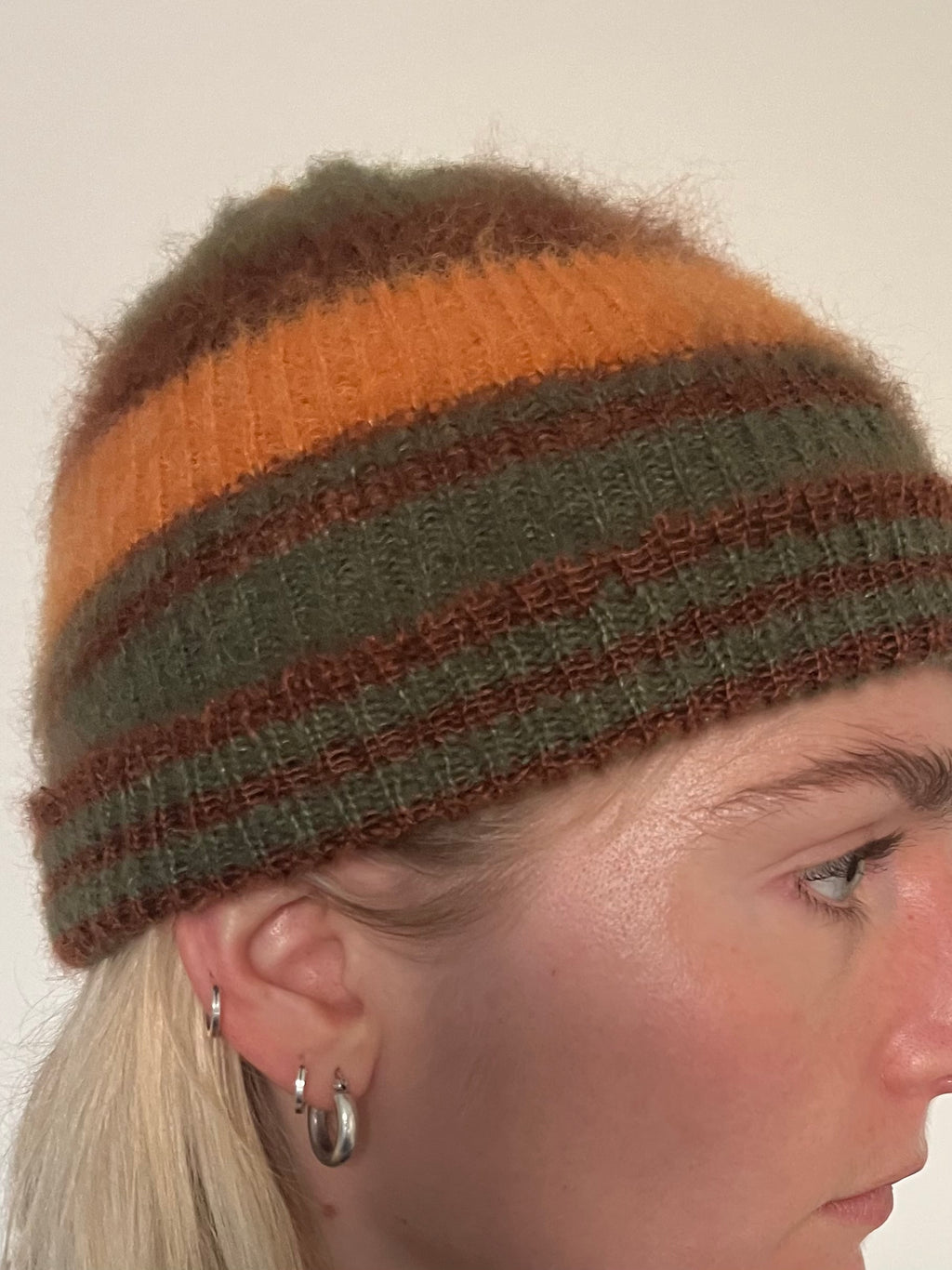 Alpaca stripe hat
