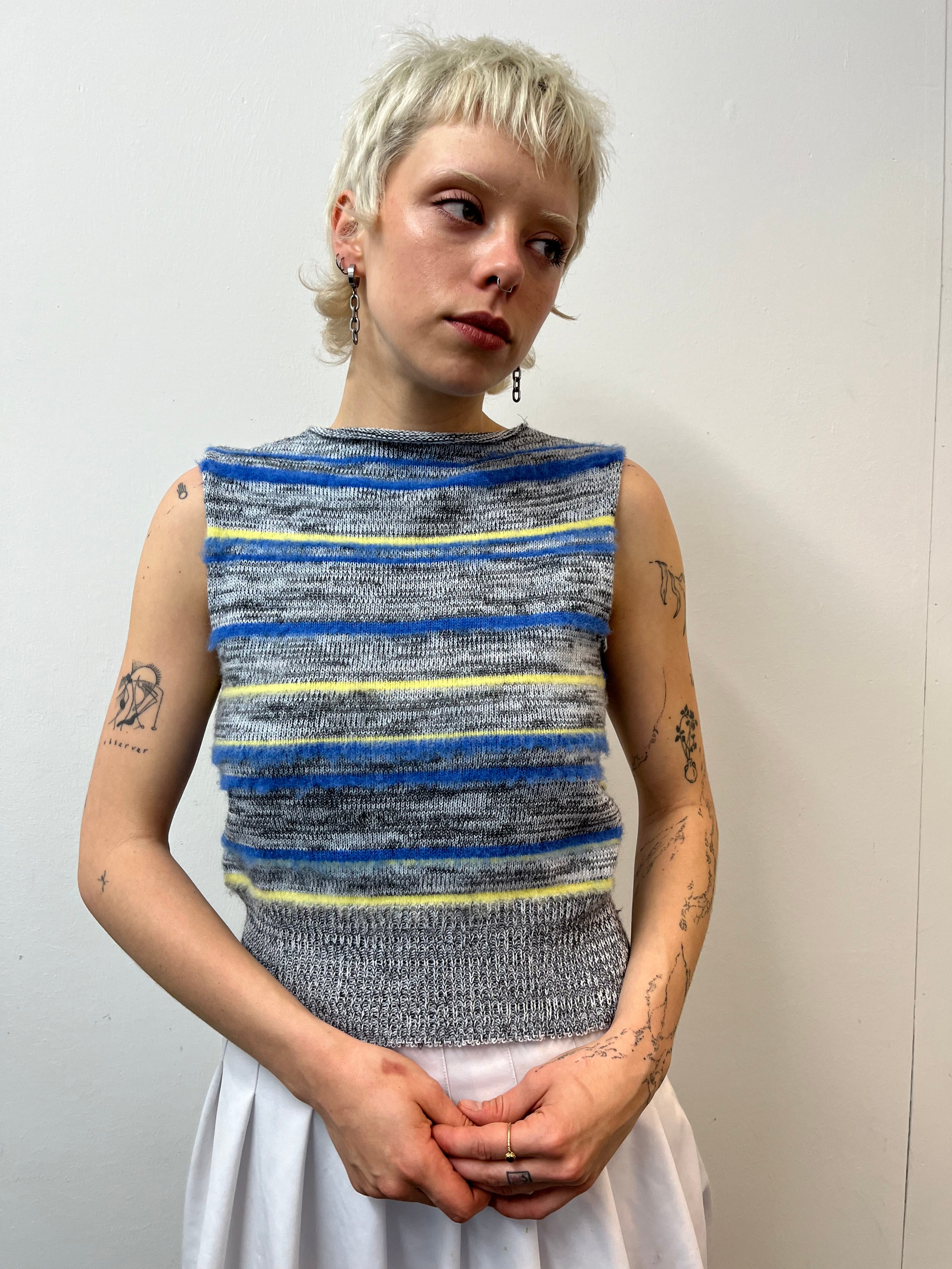 Brushed Mohair Vest