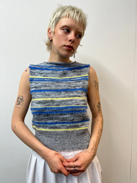 Brushed Mohair Vest