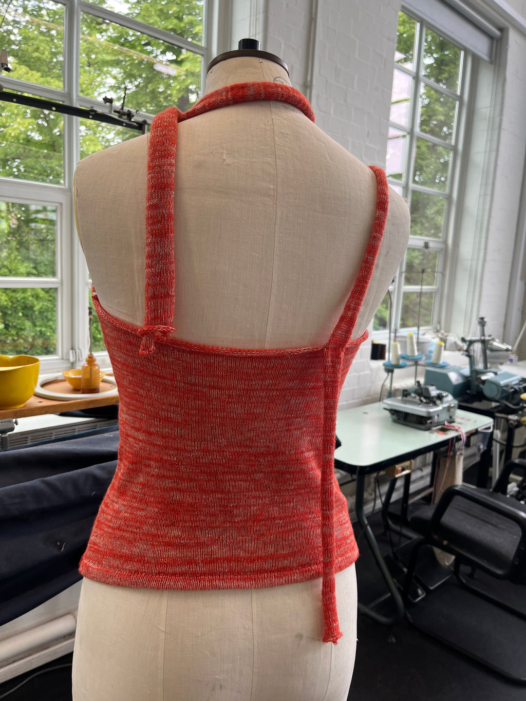 Scarf holes top
