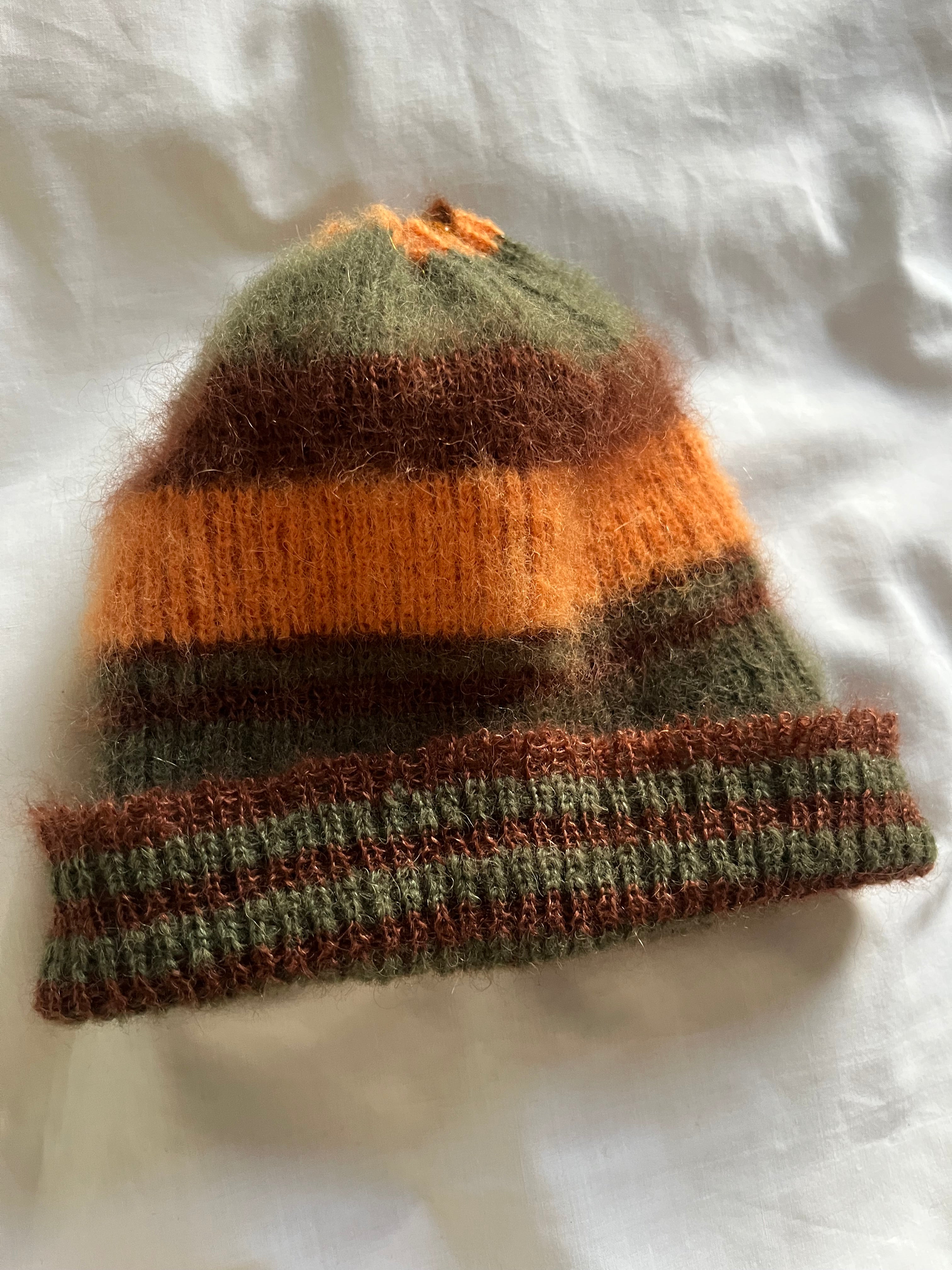 Alpaca stripe hat