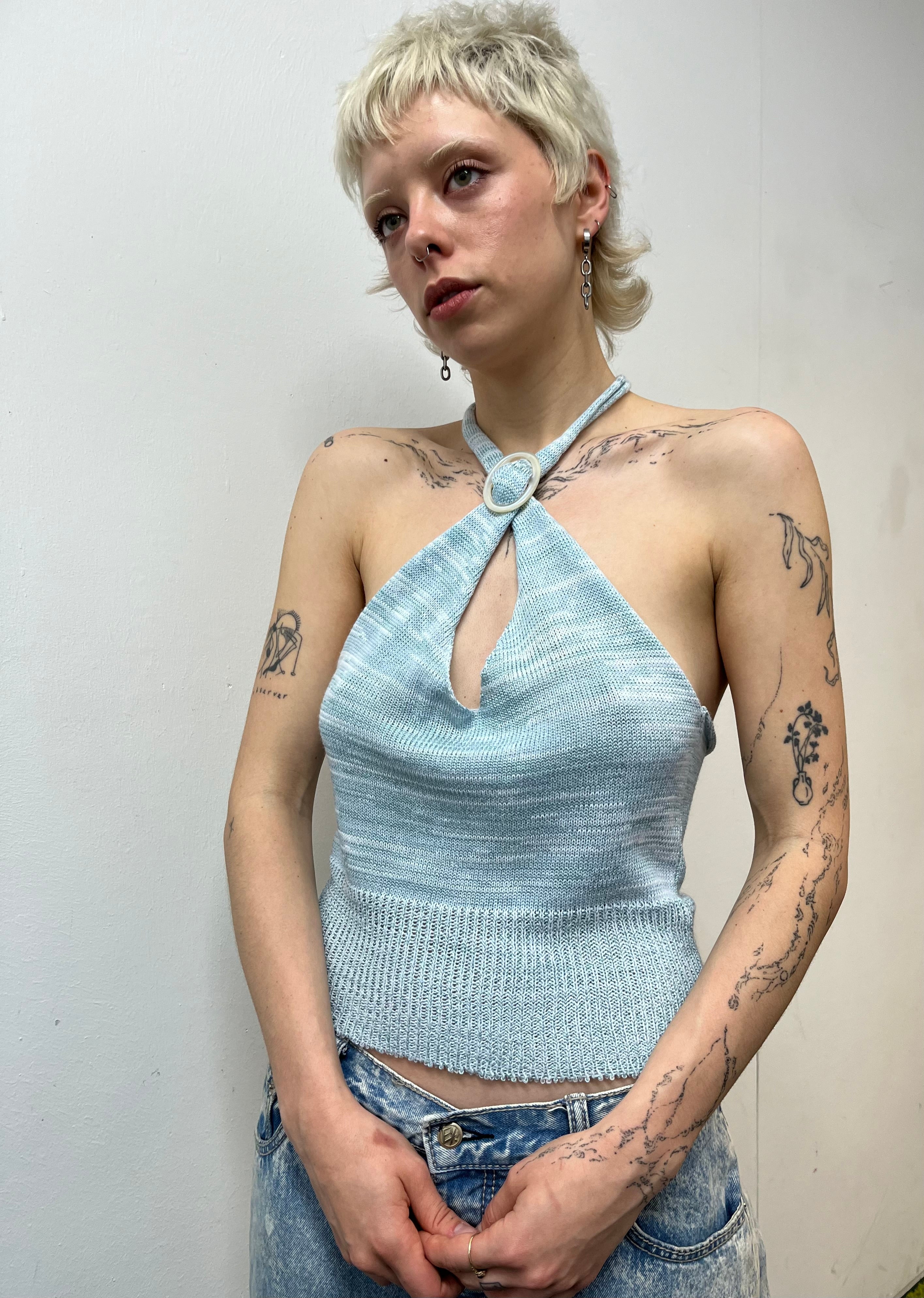 Halterneck with Buckle