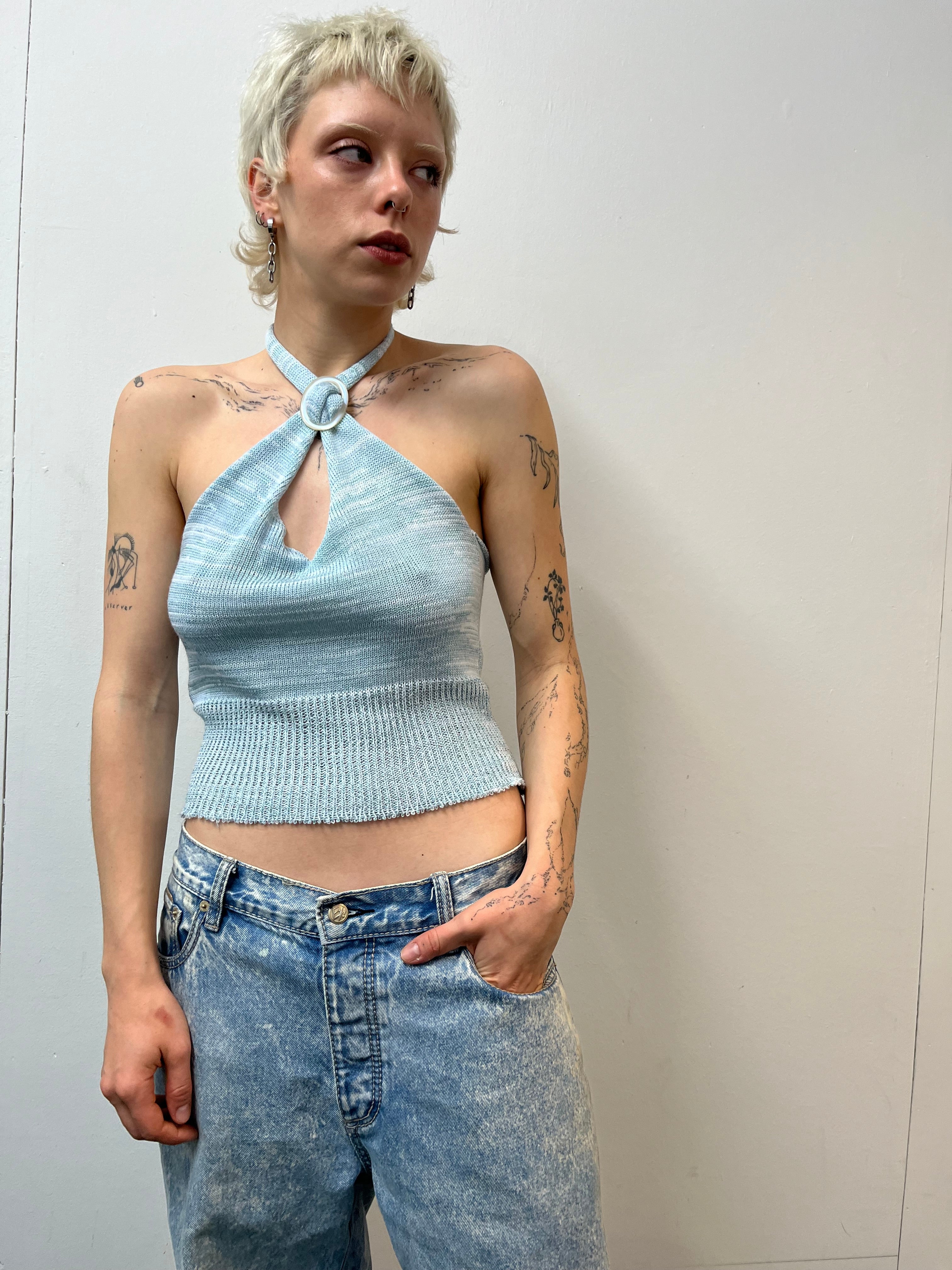 Halterneck with Buckle