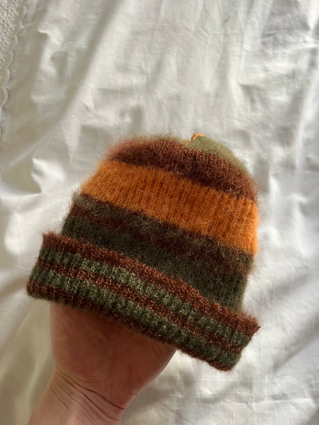 Alpaca stripe hat