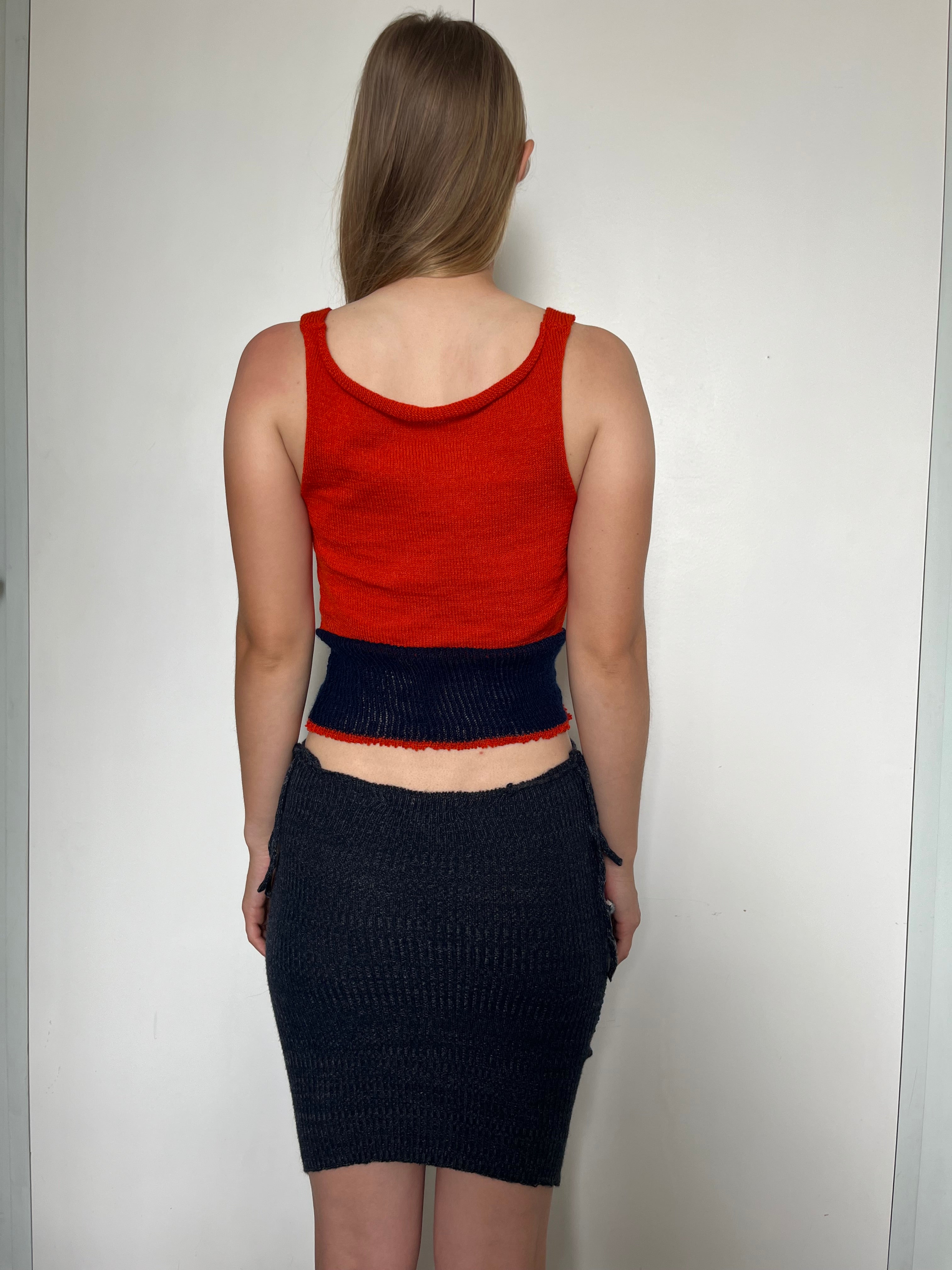 Tuck stitch vest