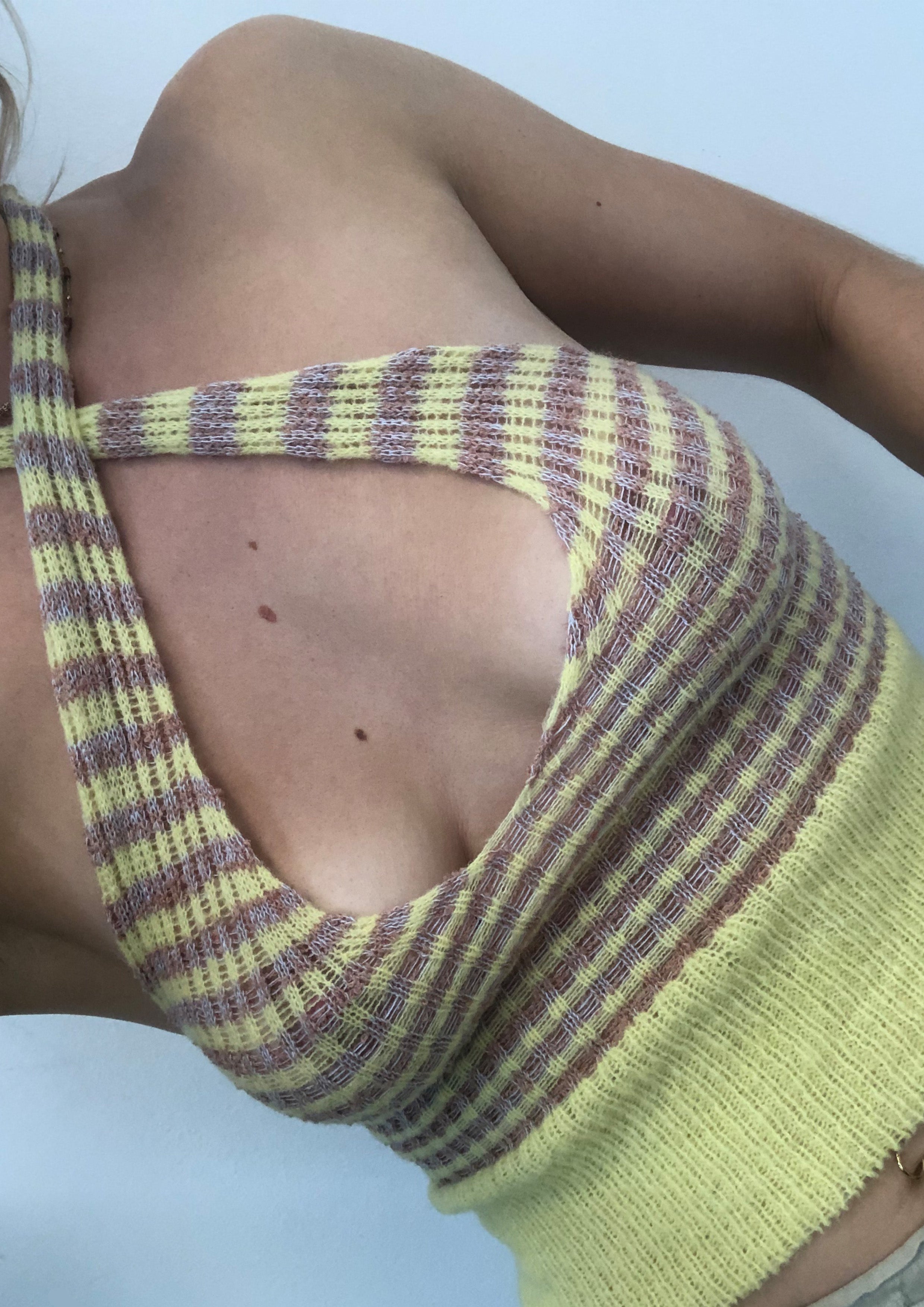 Ladder Stitch Halterneck