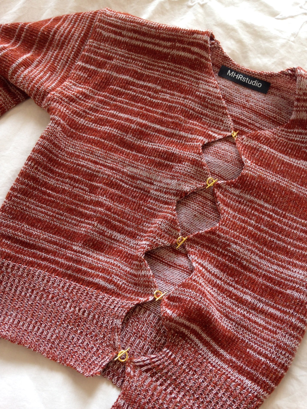 Asymmetric T bar Cardigan