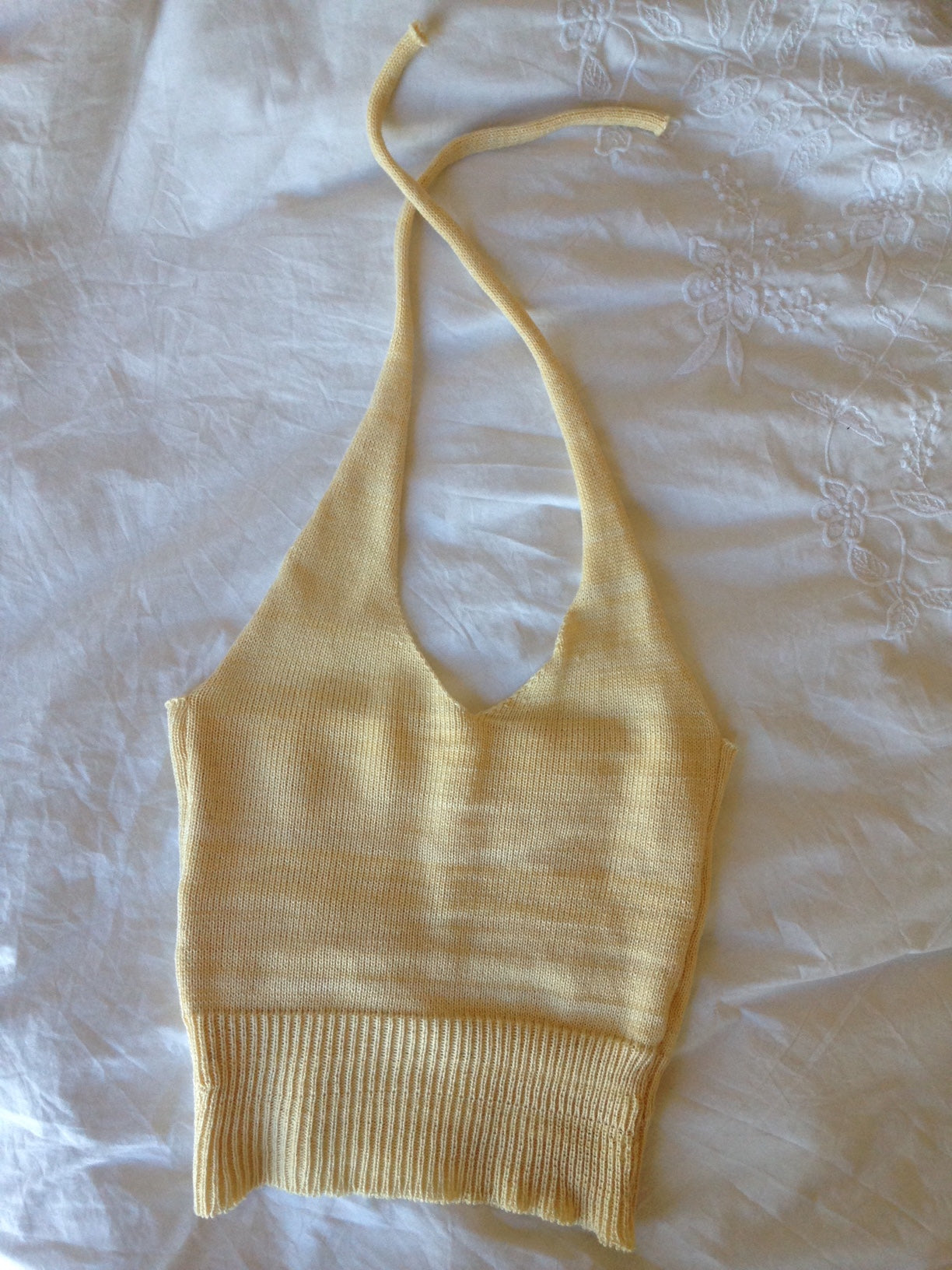 Halterneck Knit Top