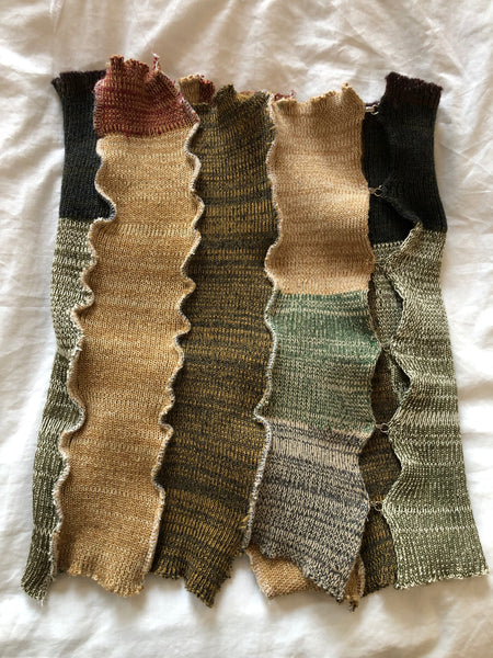 Hook & Eye Patchwork Mini Skirt