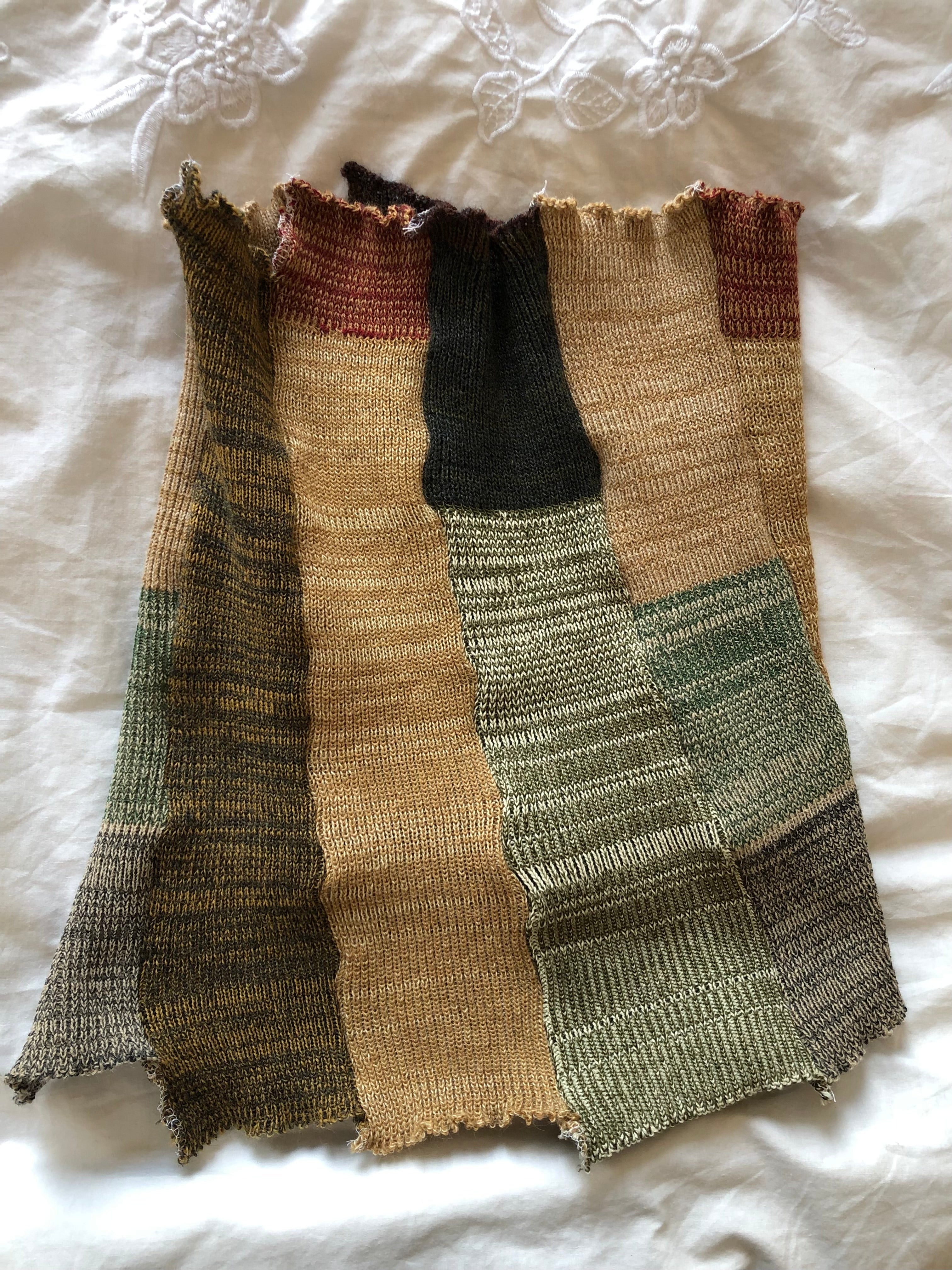 Hook & Eye Patchwork Mini Skirt
