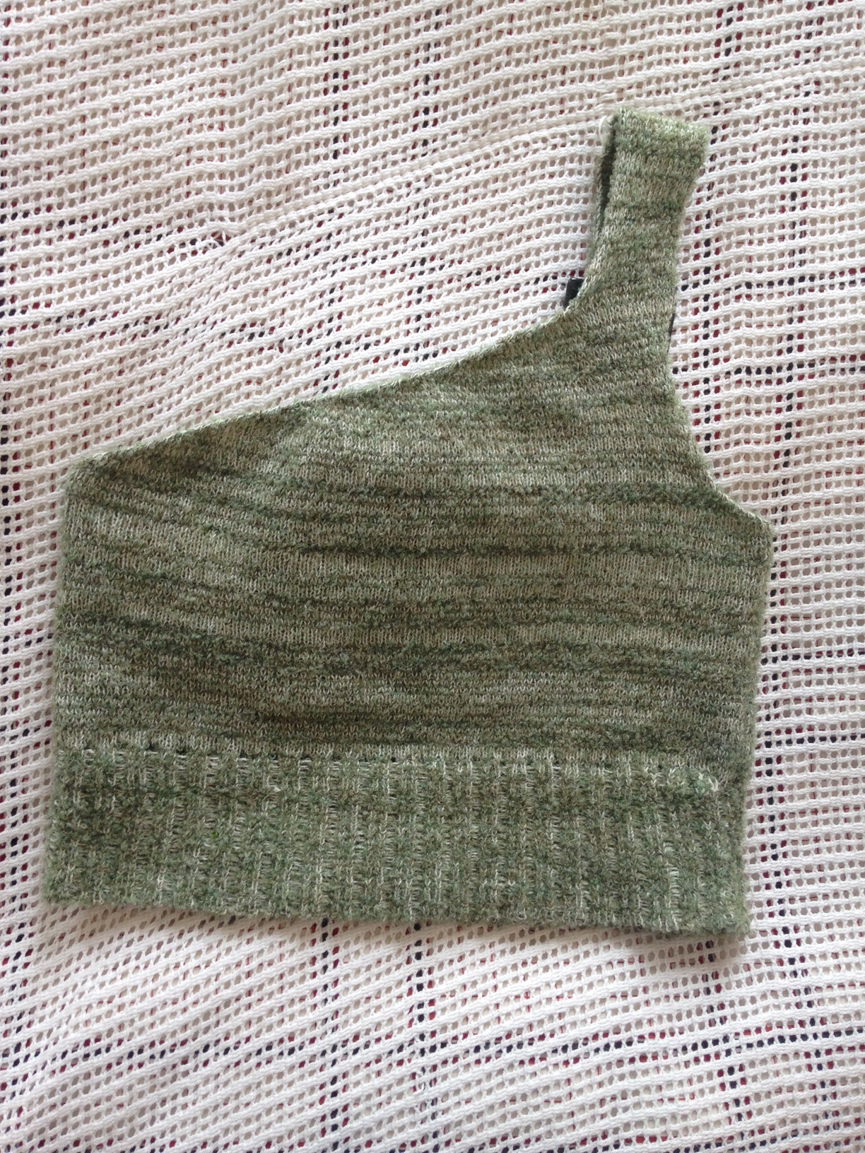 Asymmetric Mohair Top