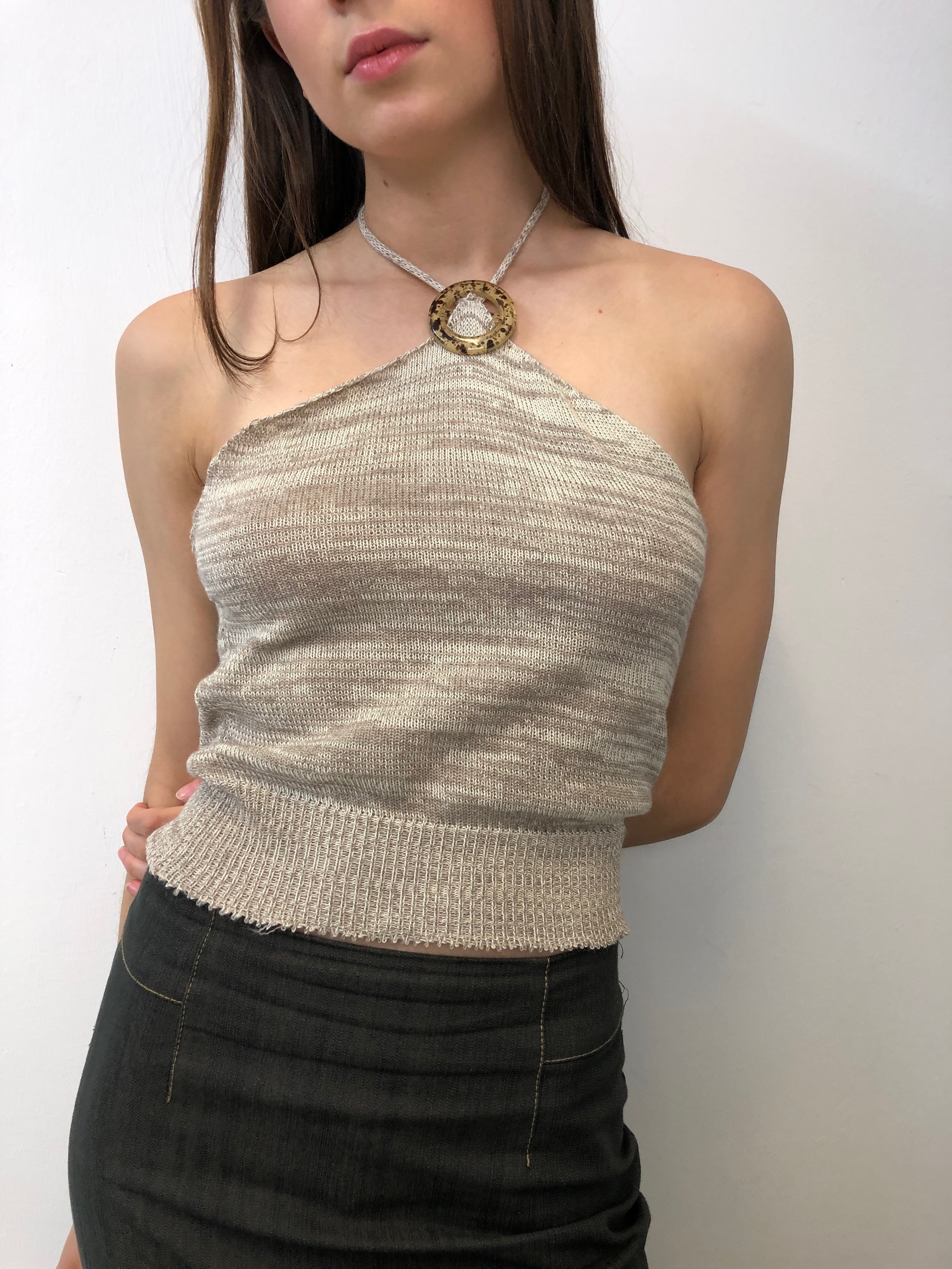 Halter Knit Top