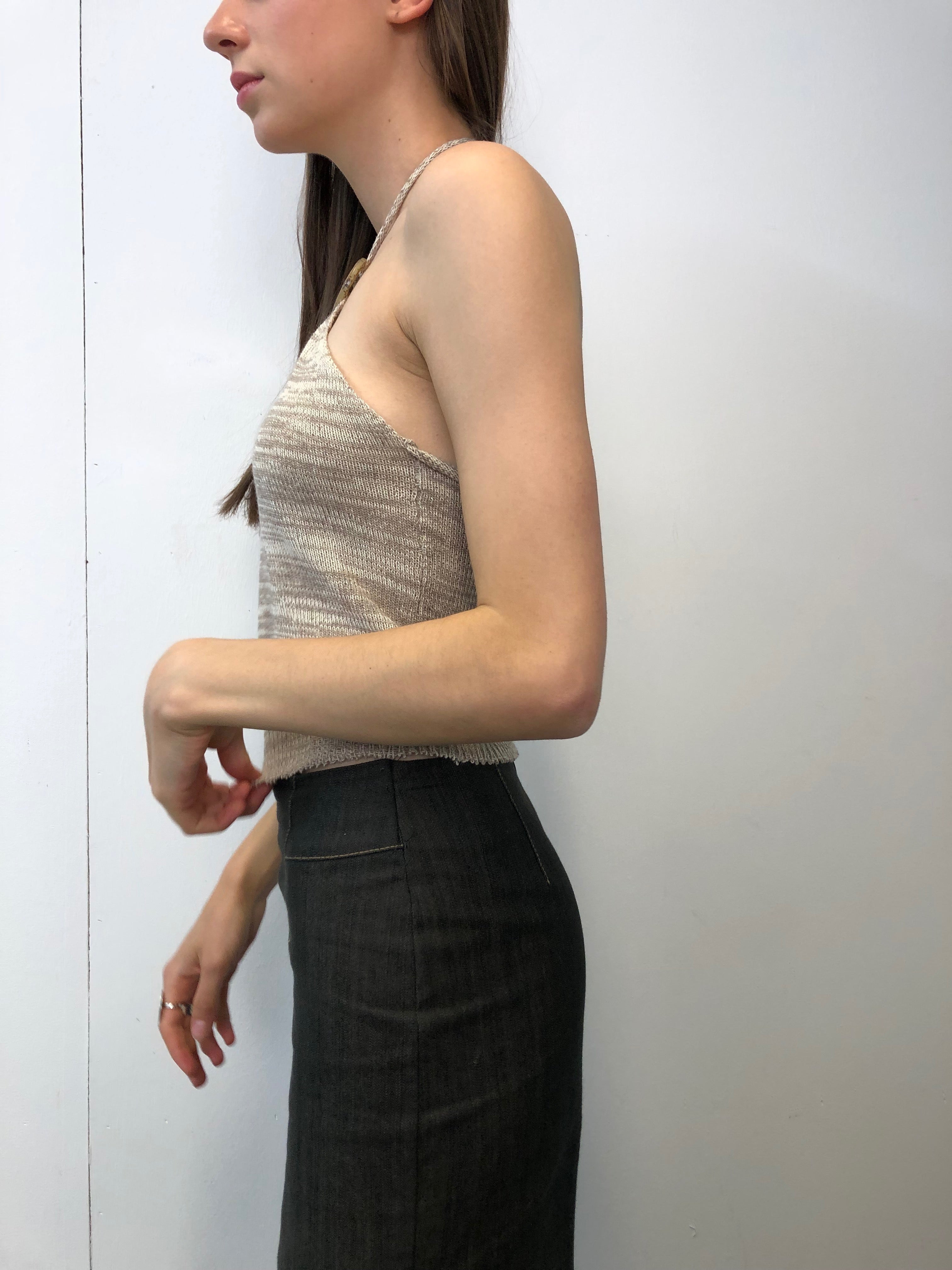 Halter Knit Top