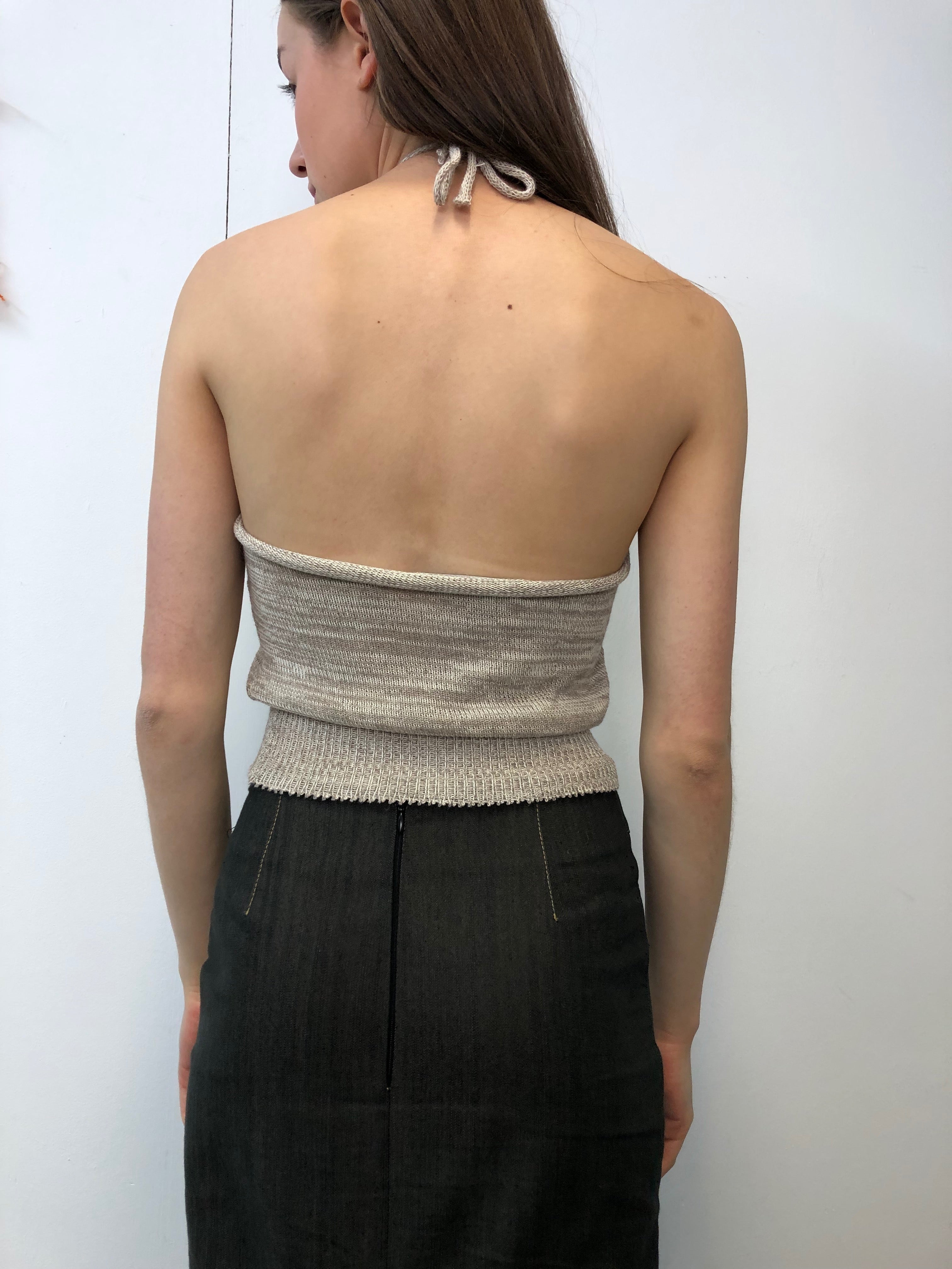 Halter Knit Top