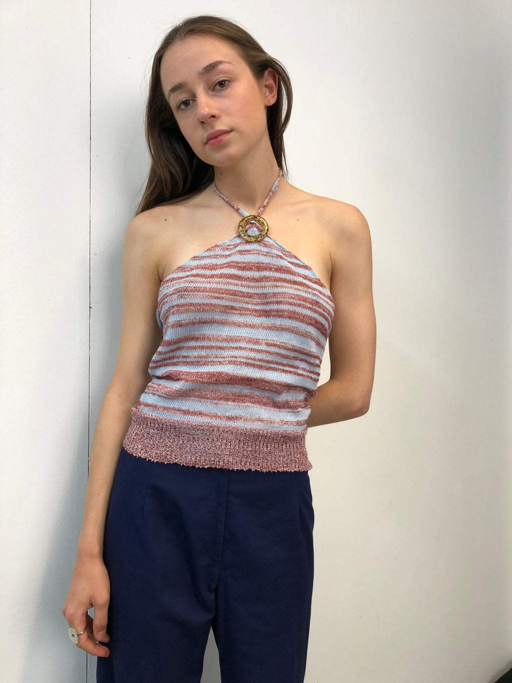 Halter Knit Top