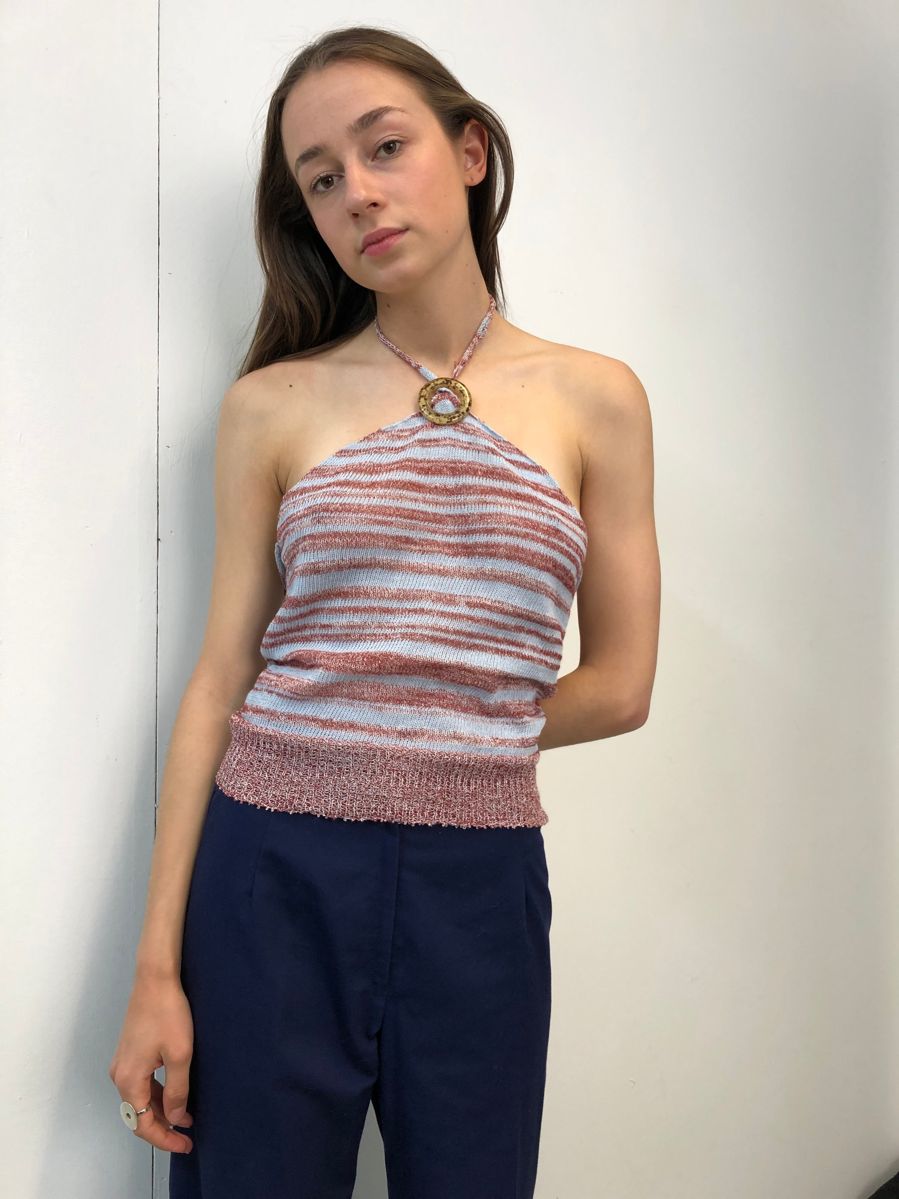 Halter Knit Top