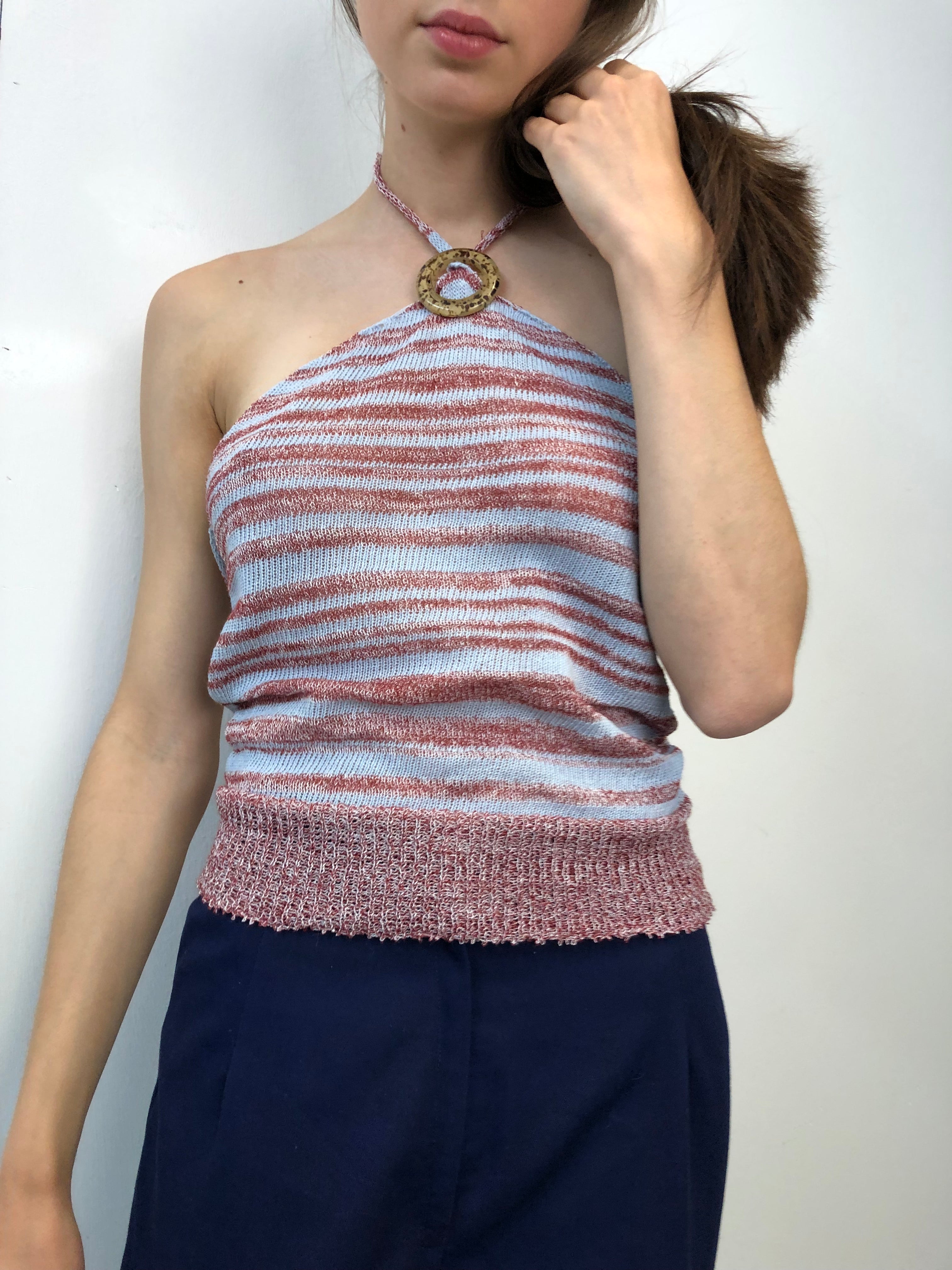 Halter Knit Top