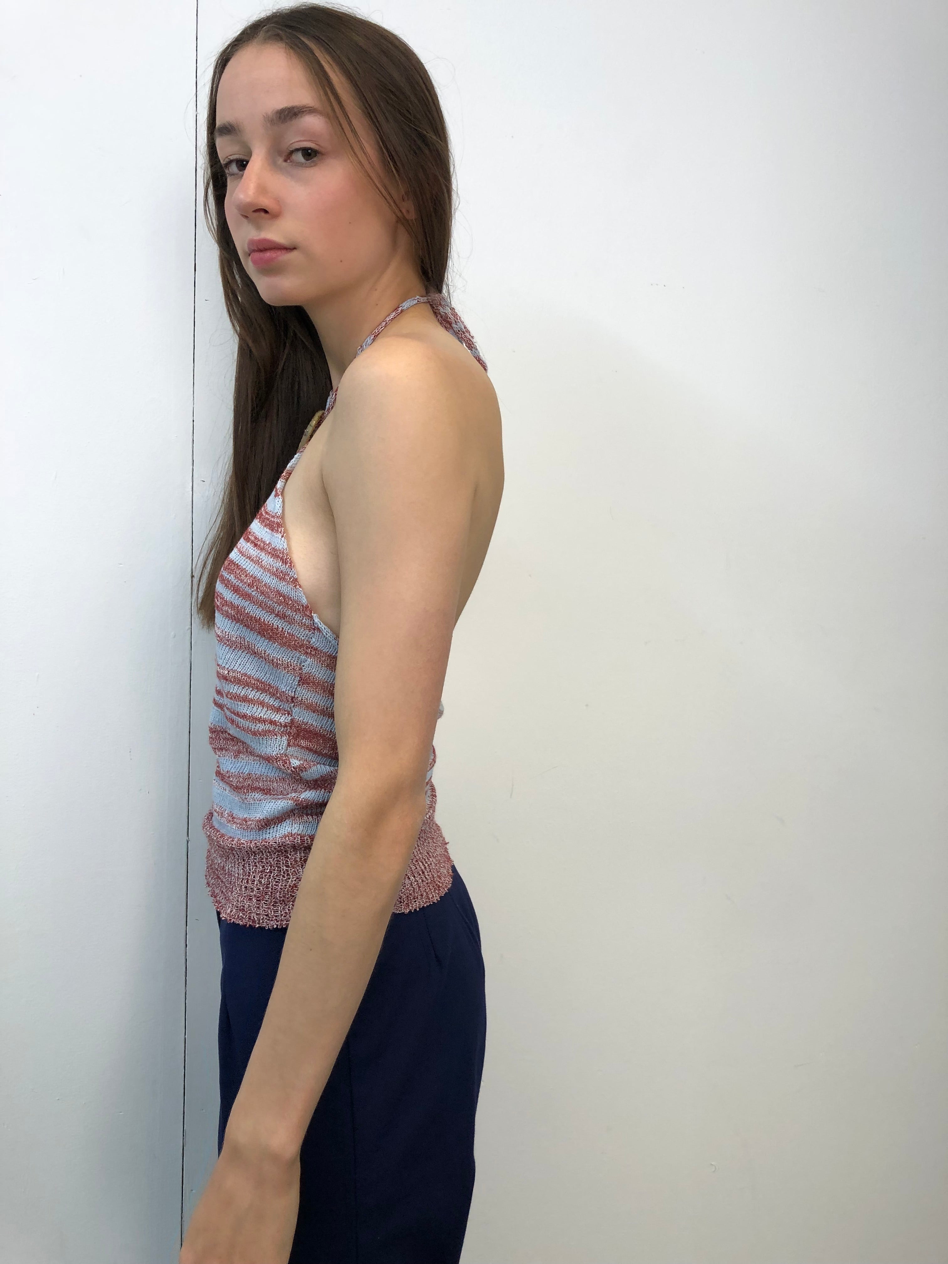 Halter Knit Top