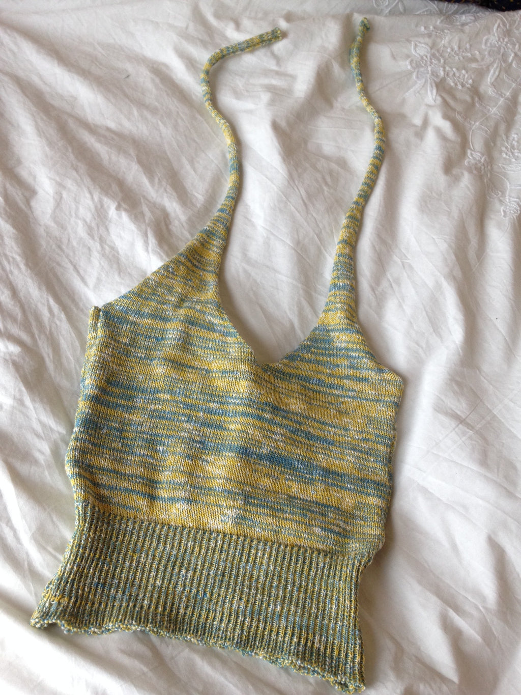 Halterneck Knit Top