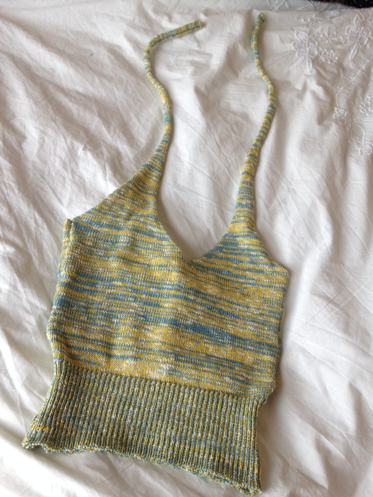 Halterneck Knit Top