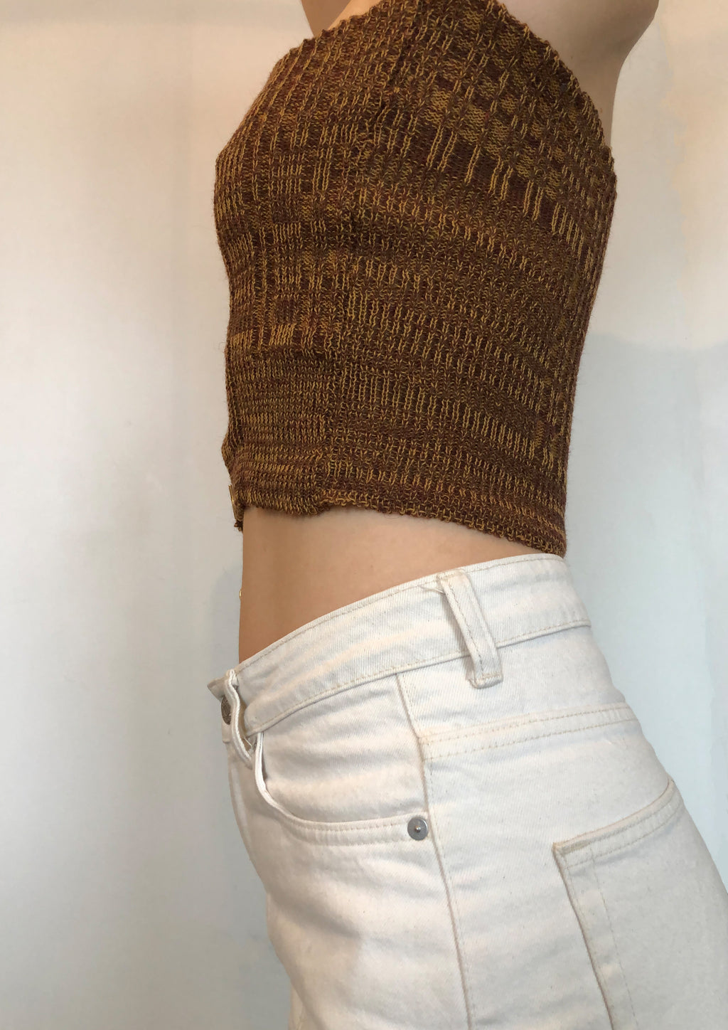 Ribbed T Bar Bustier