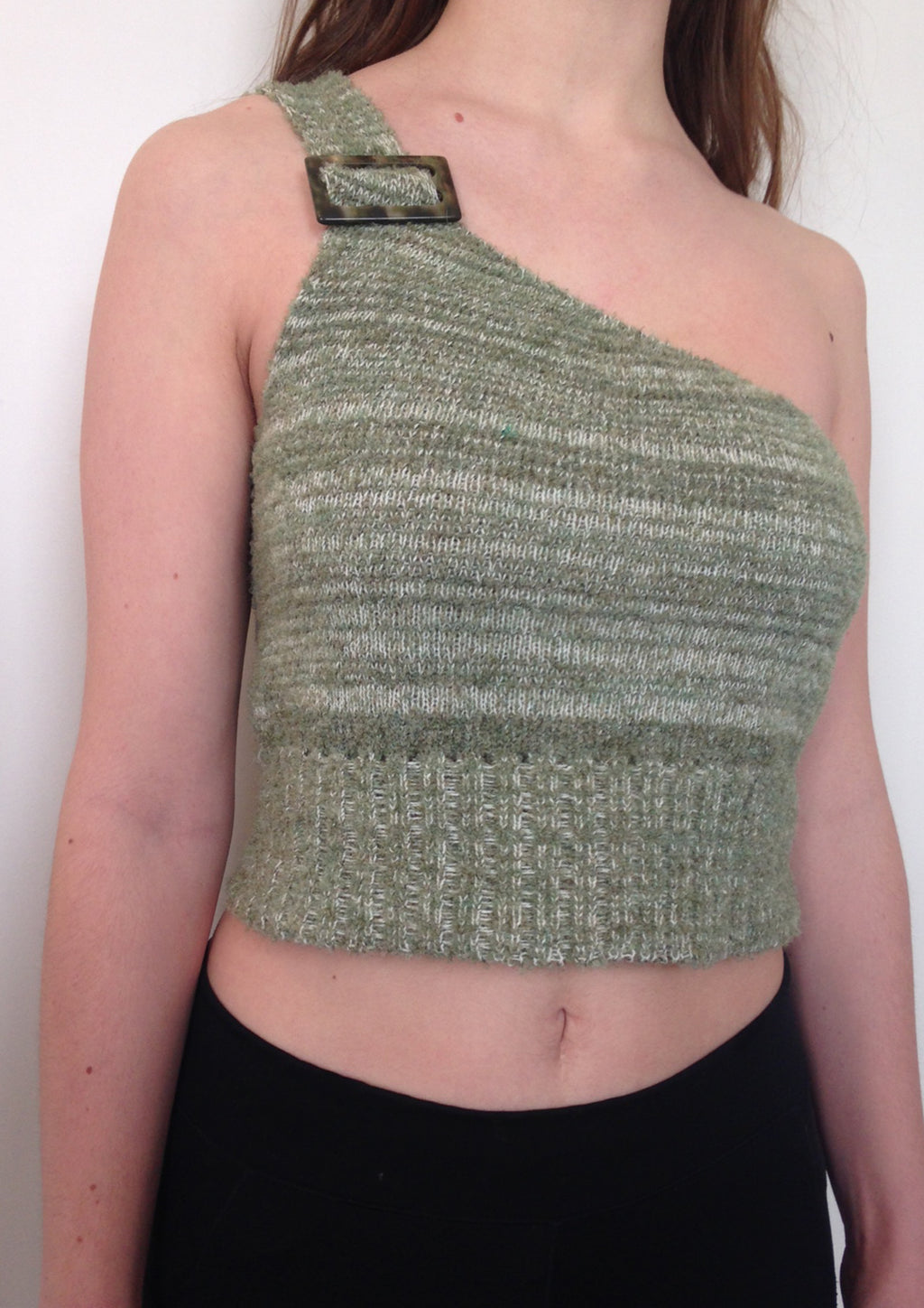 Asymmetric Mohair Top