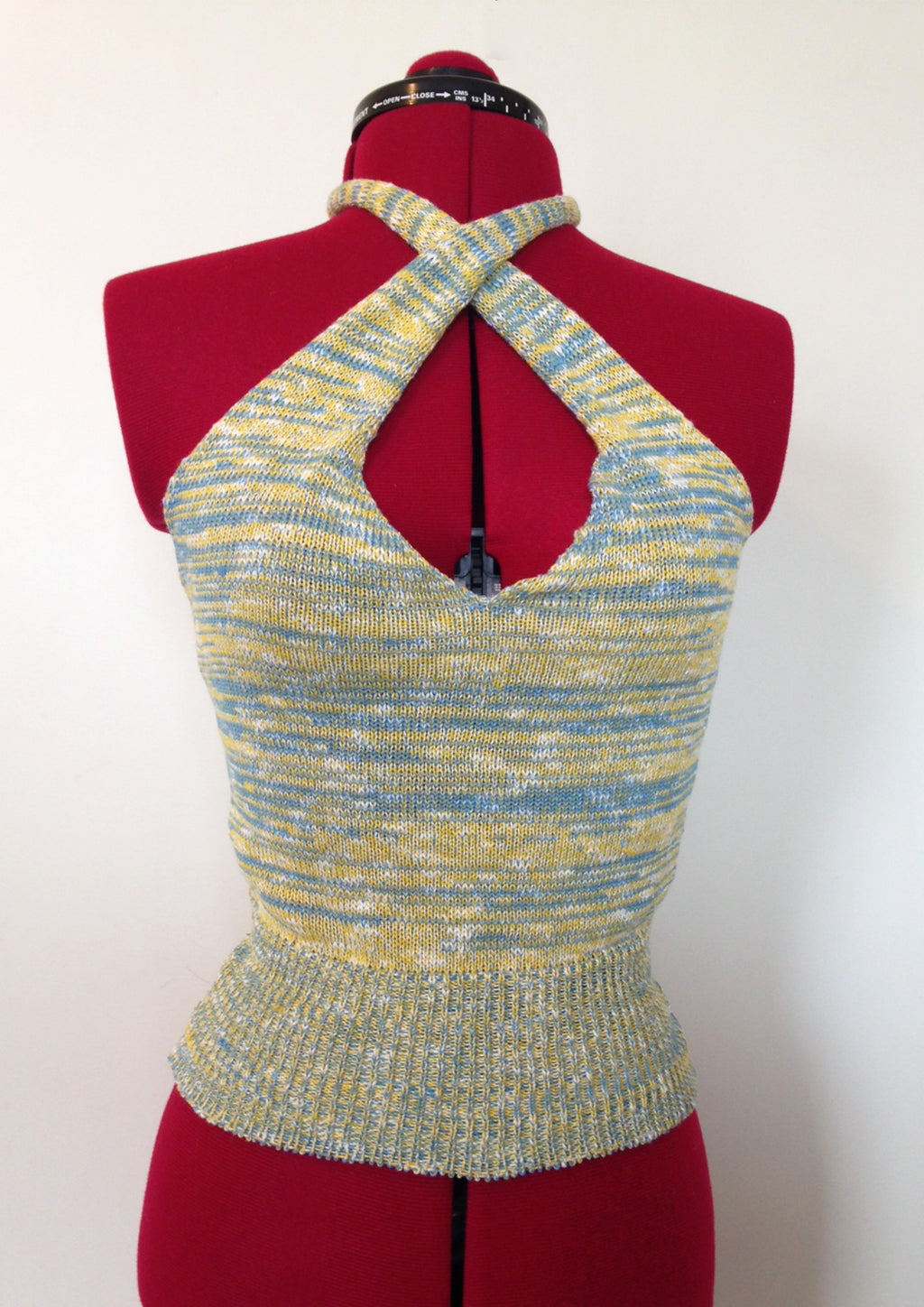 Halterneck Knit Top