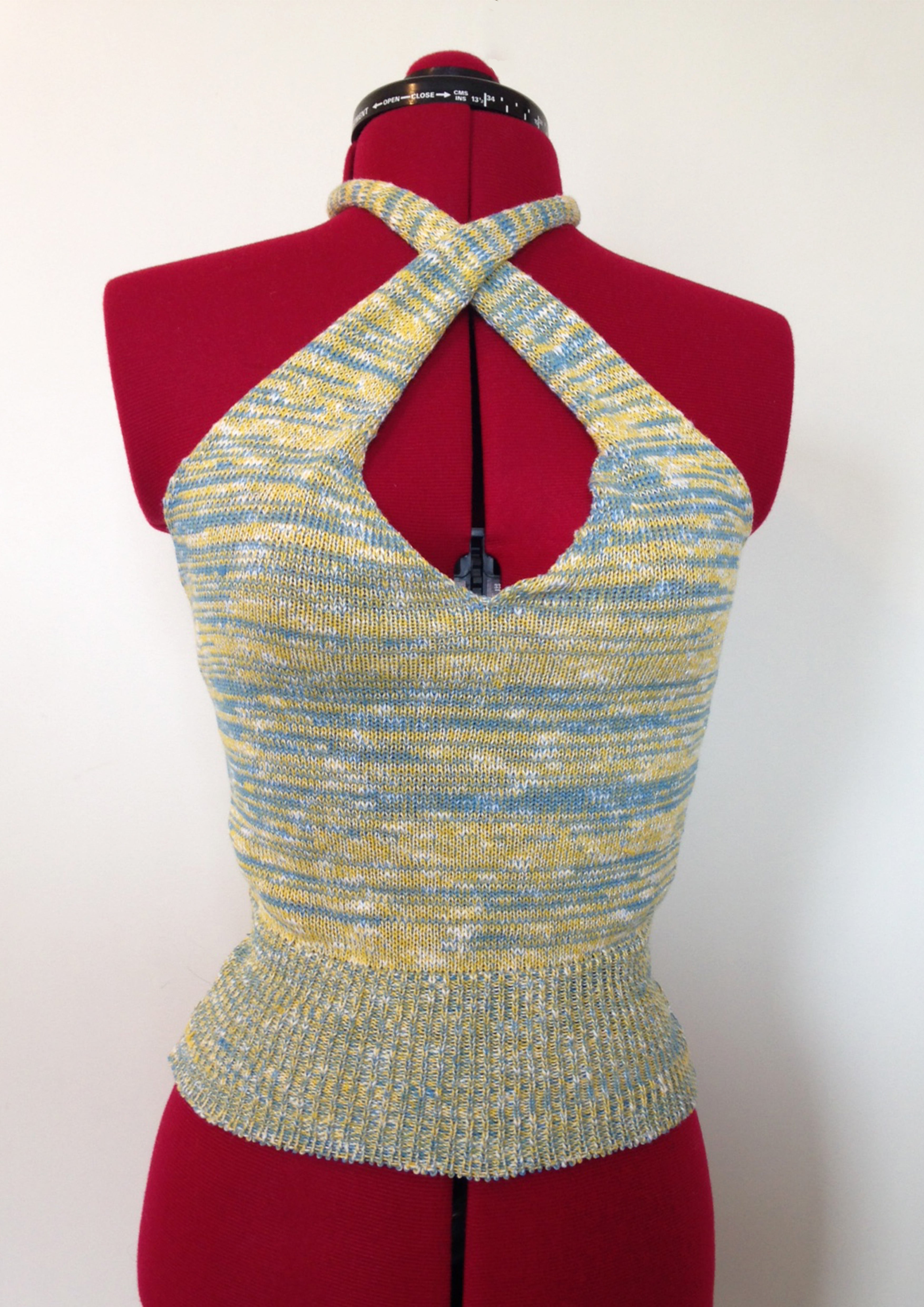 Halterneck Knit Top