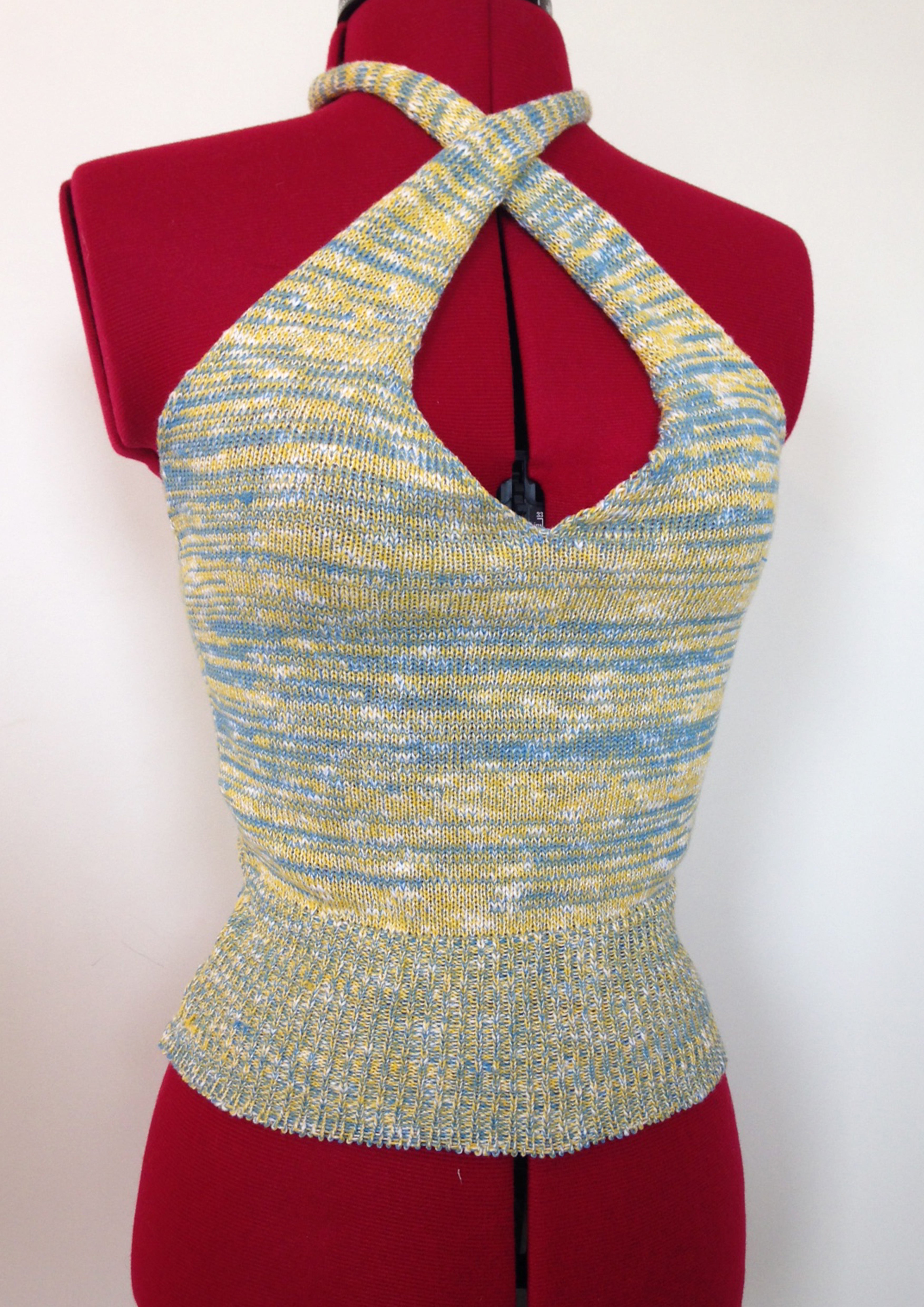 Halterneck Knit Top