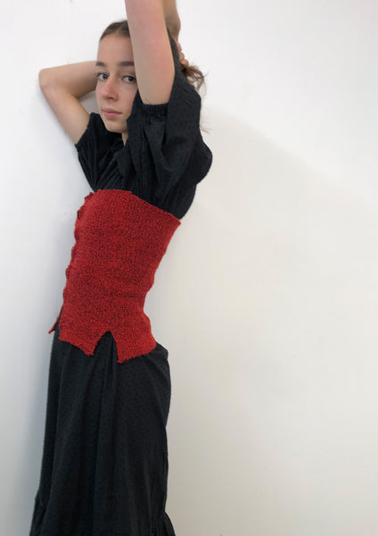 Ribbed Hook & Eye Bustier