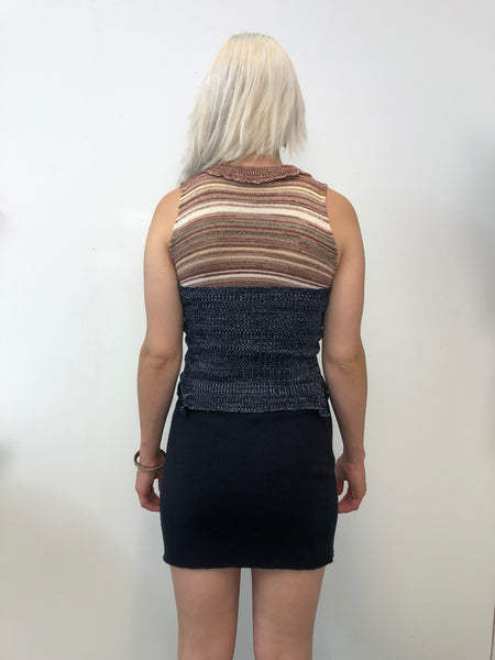 Ribbed Hook & Eye Bustier