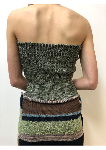Ribbed Hook & Eye Bustier