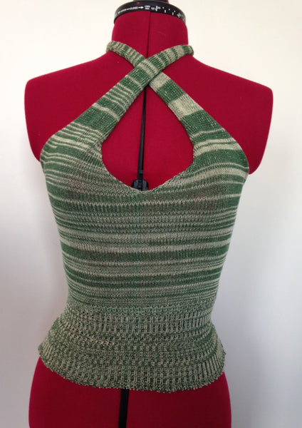 Halterneck Knit Top