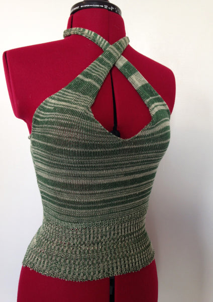 Halterneck Knit Top