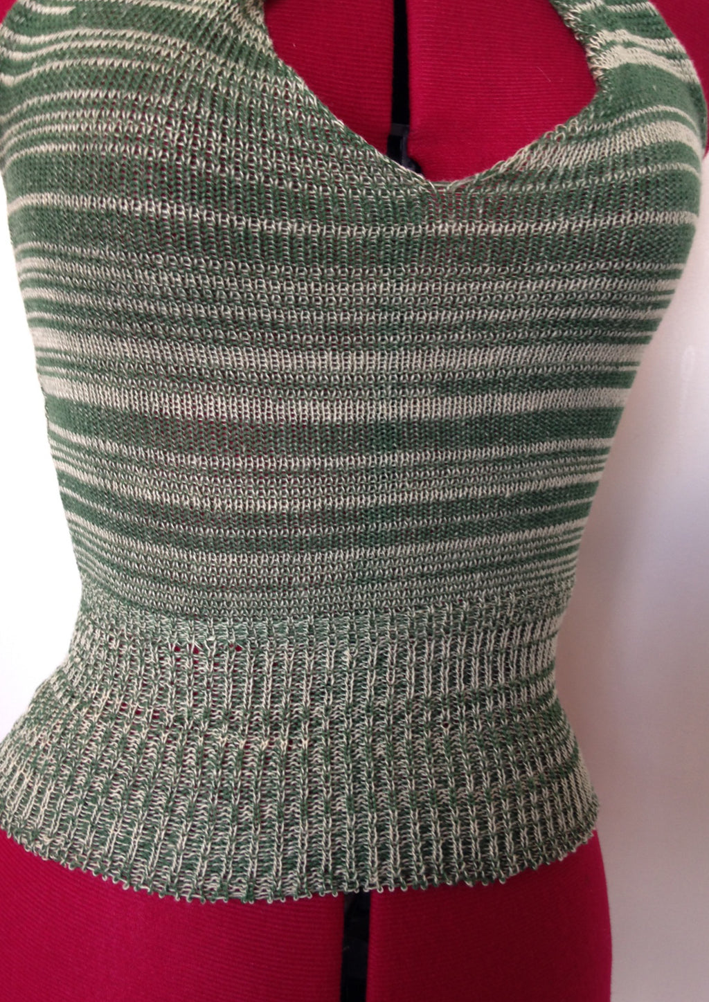Halterneck Knit Top