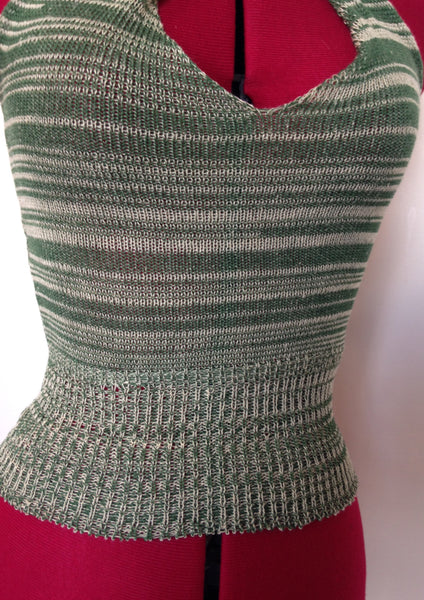 Halterneck Knit Top