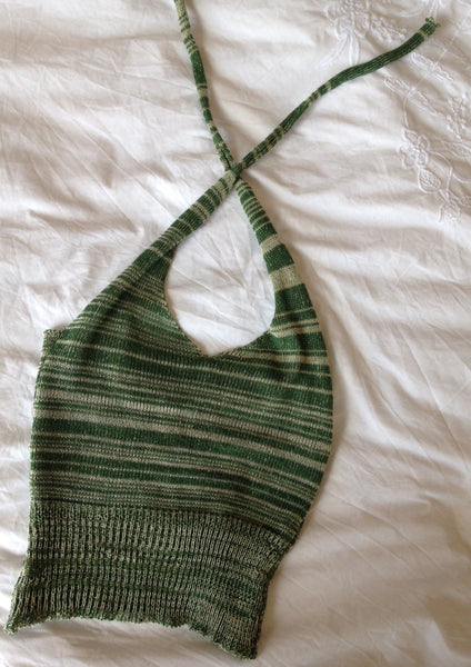 Halterneck Knit Top