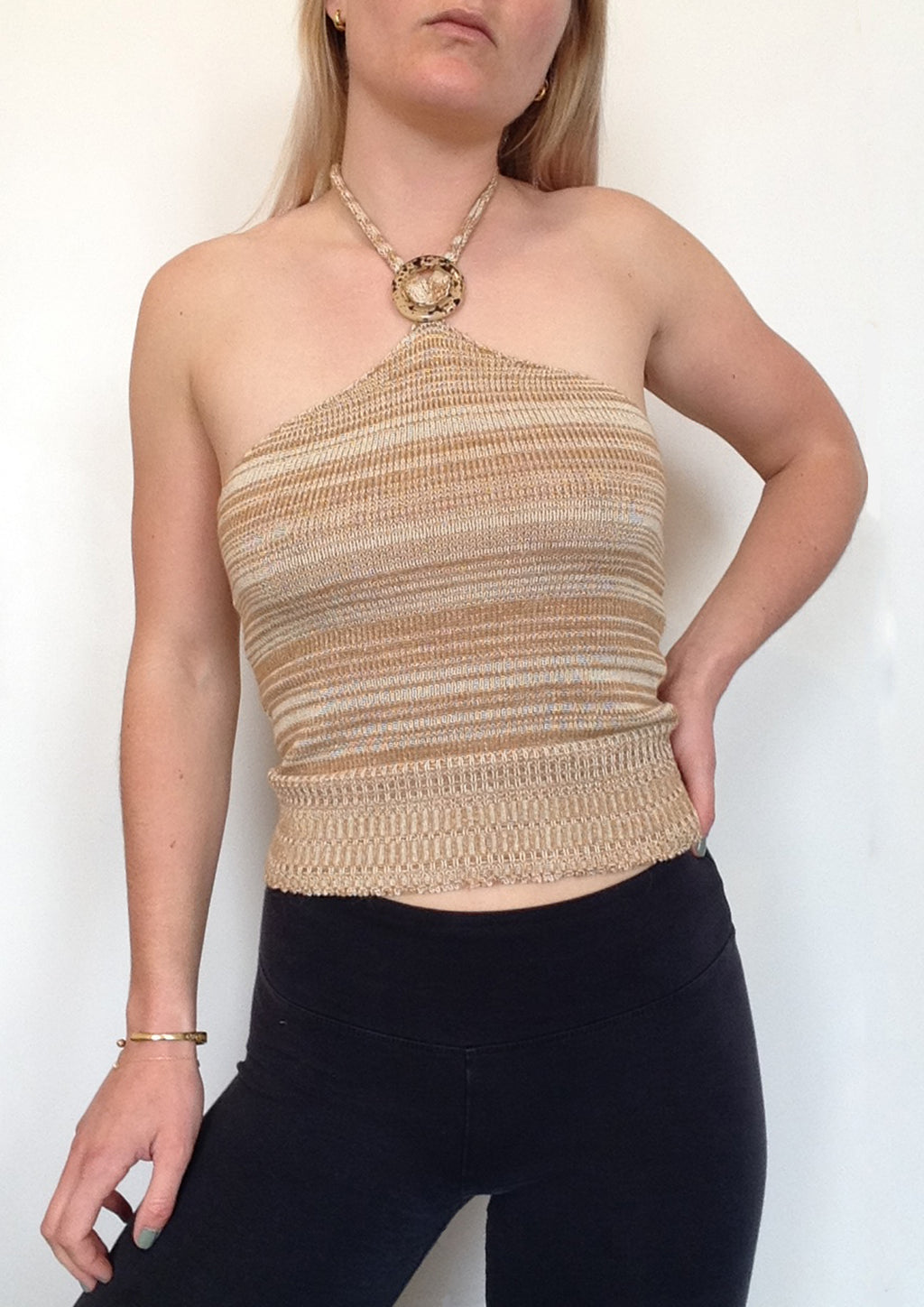 Halter Knit Top