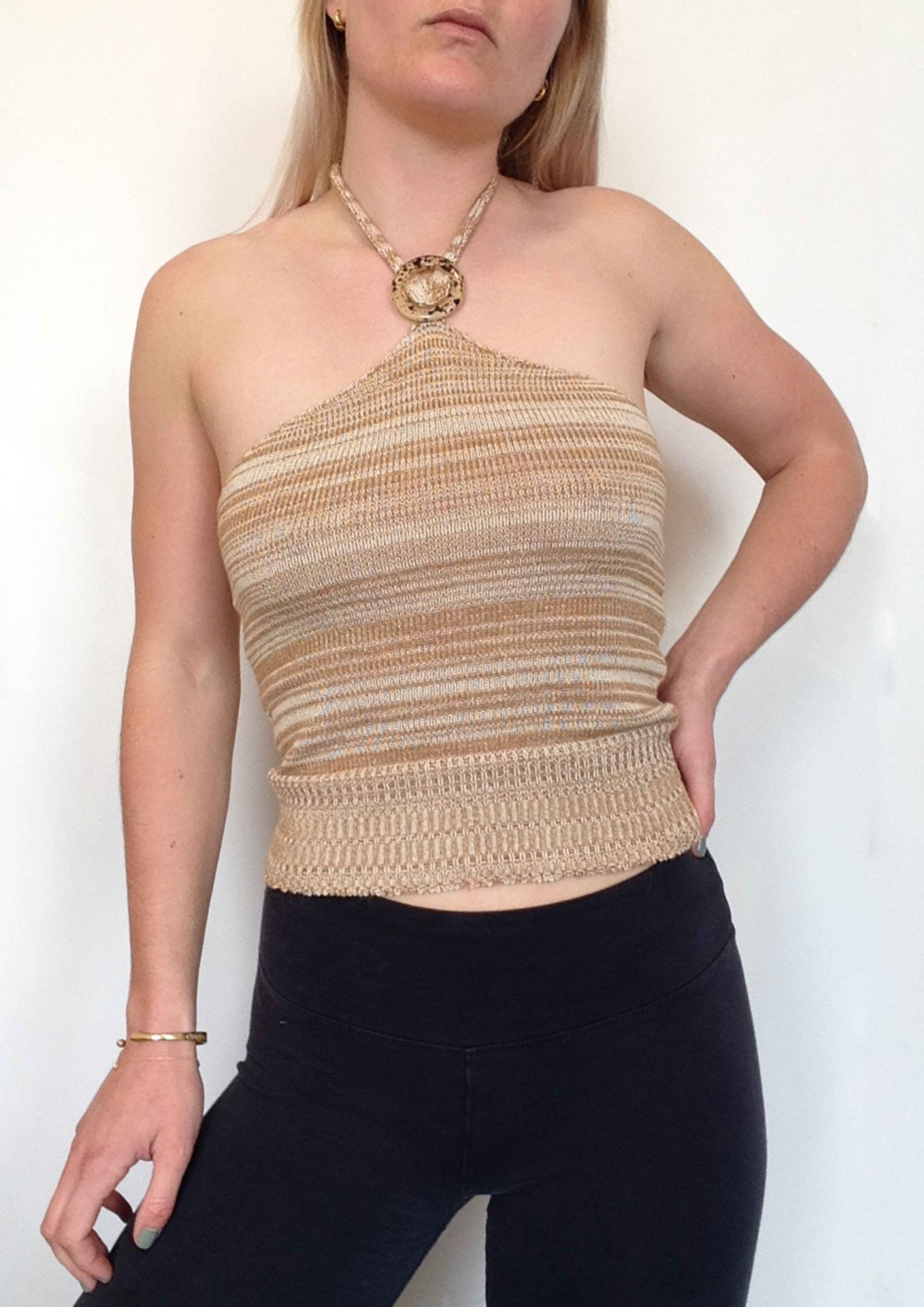 Halter Knit Top