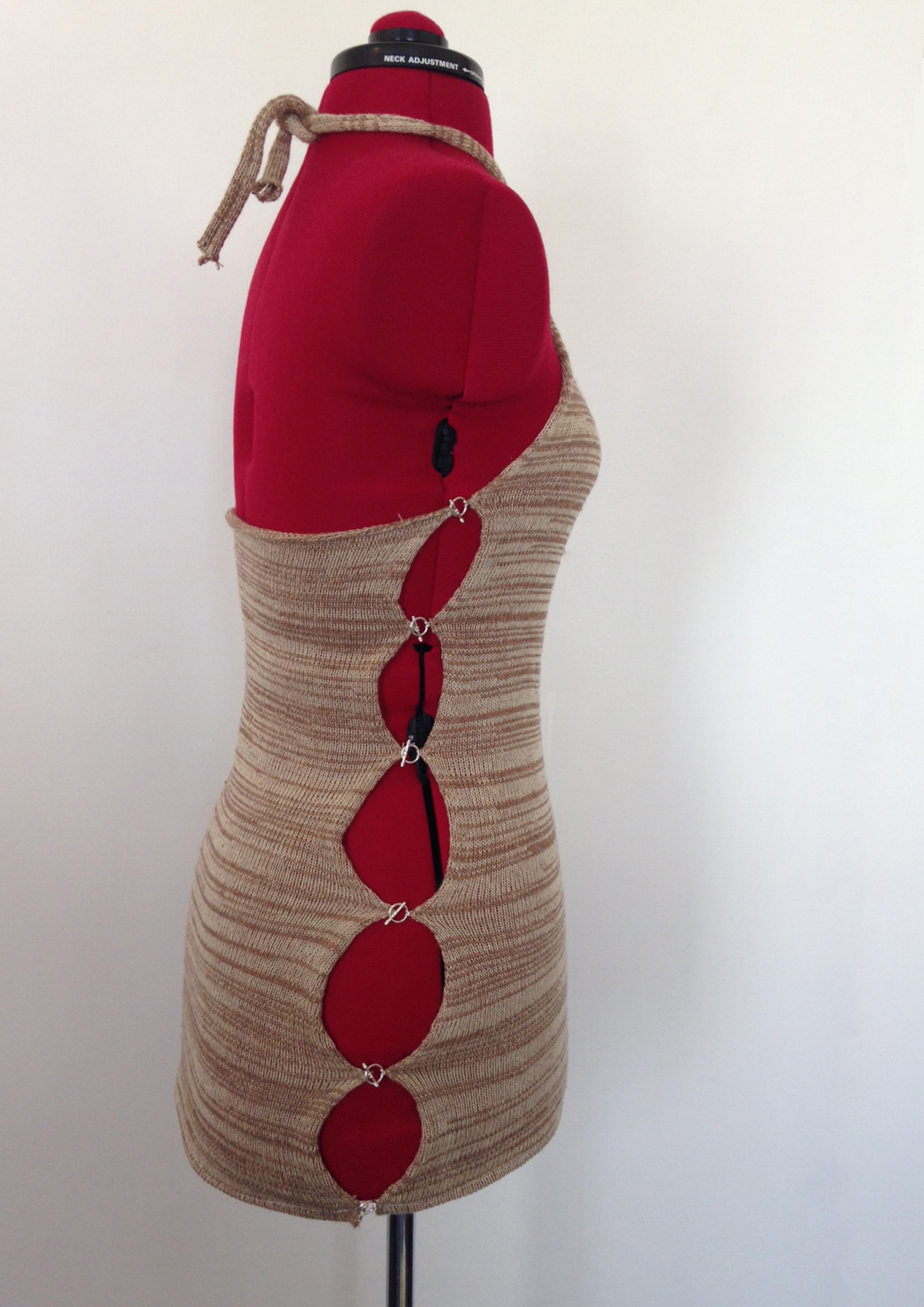 Halterneck T bar Mini Dress