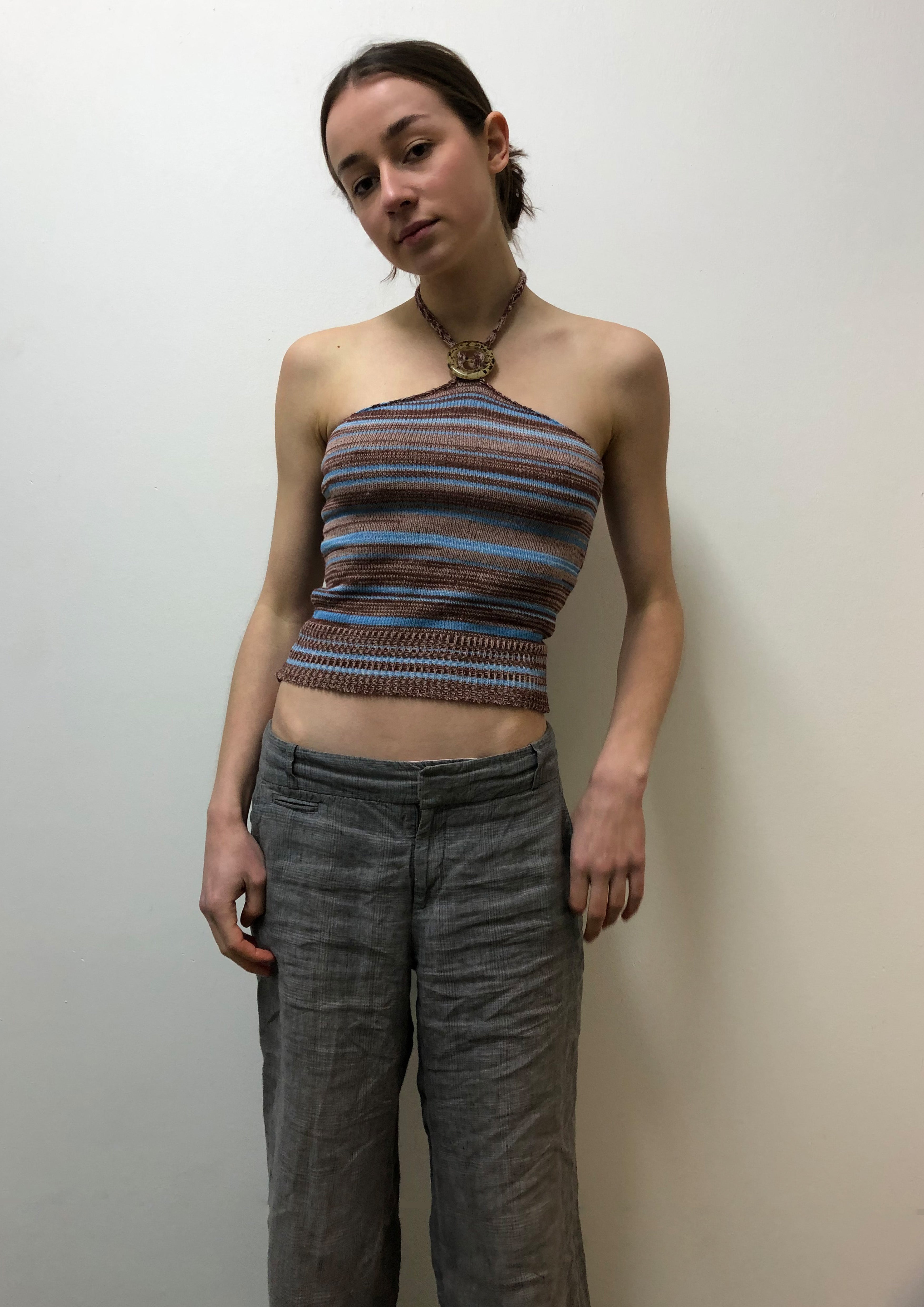 Halter Knit Top
