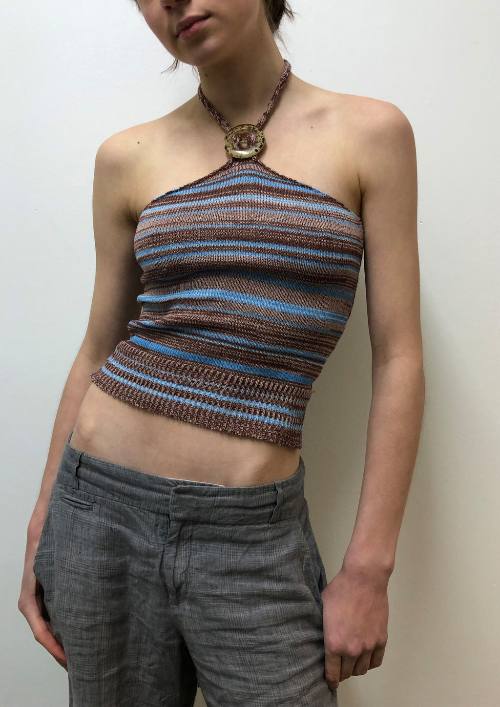 Halter Knit Top