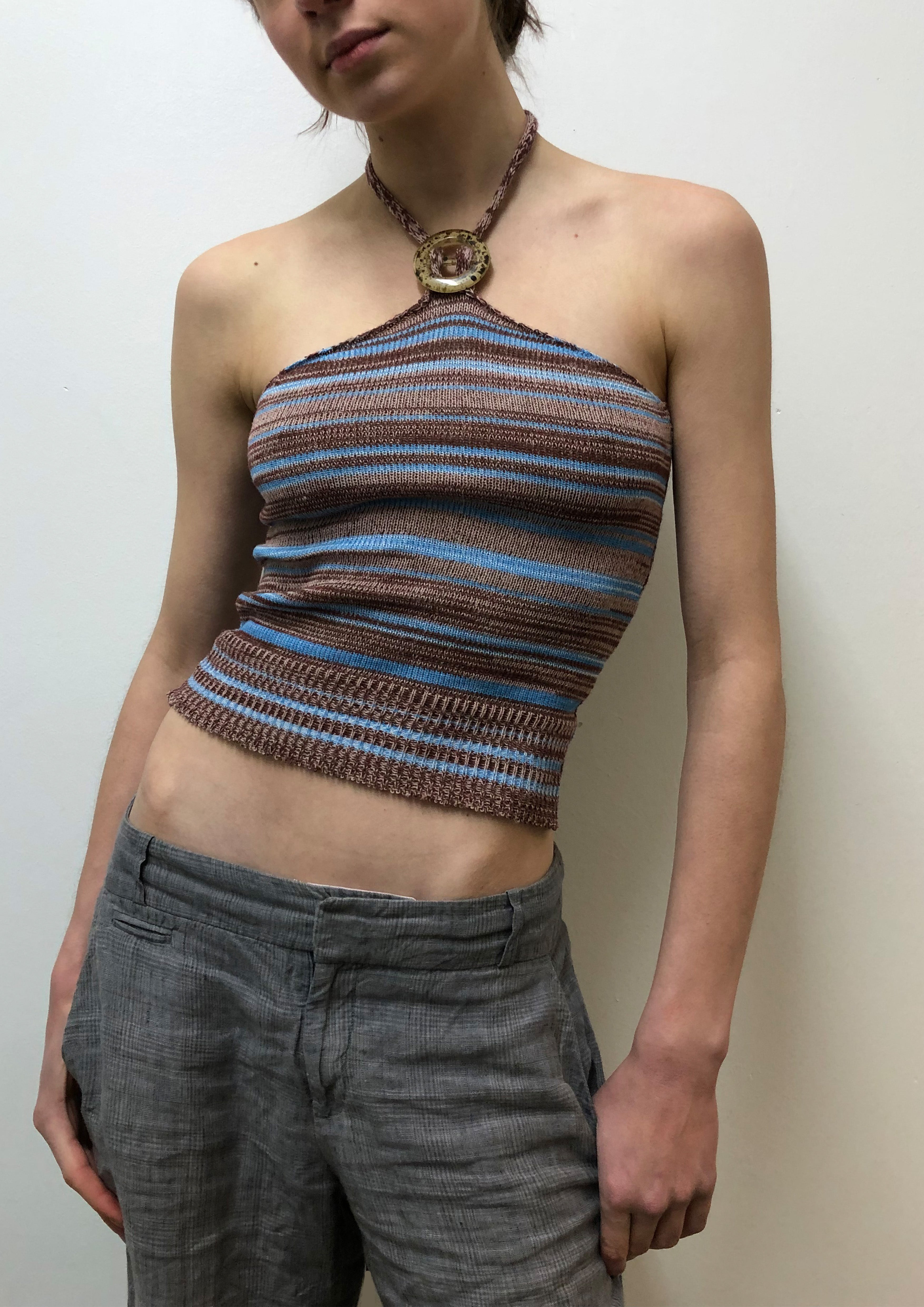 Halter Knit Top