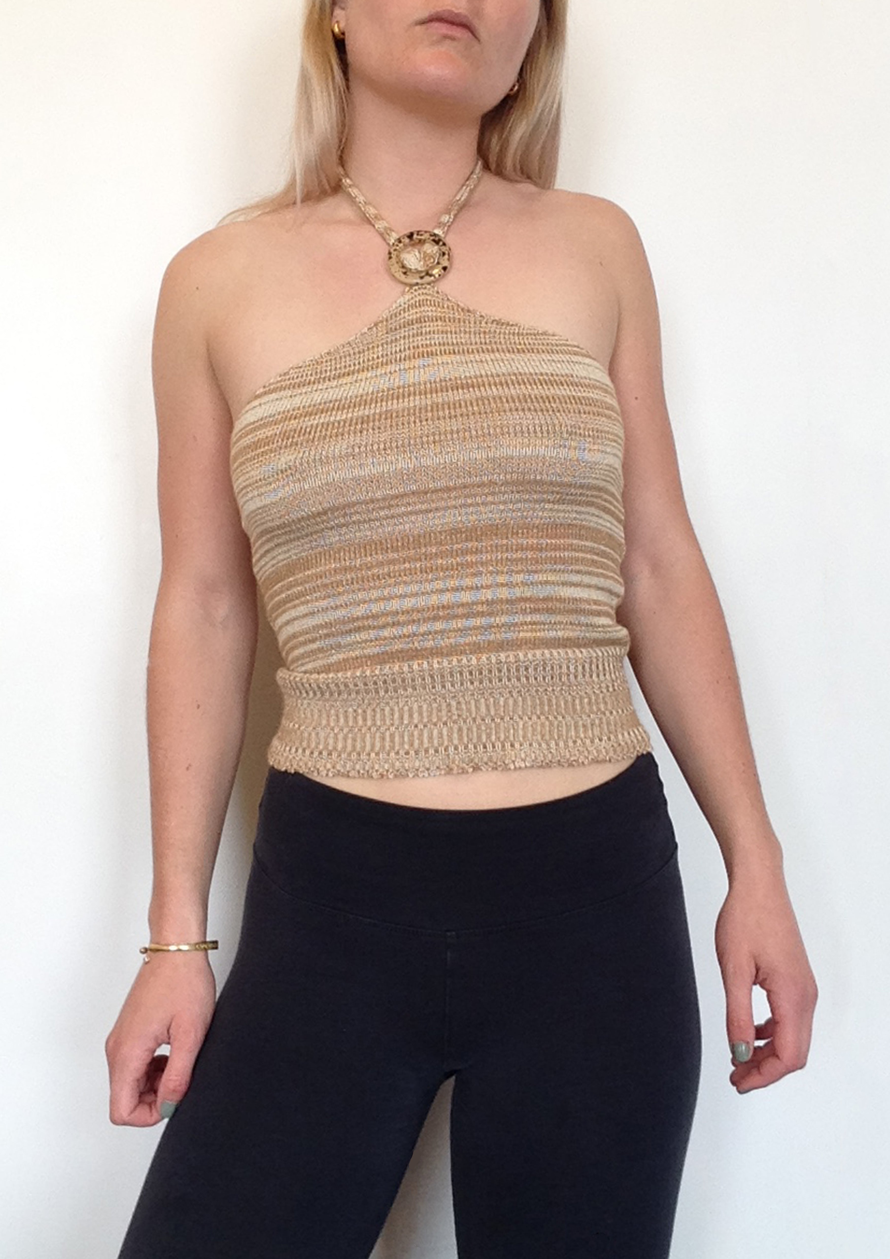 Halter Knit Top