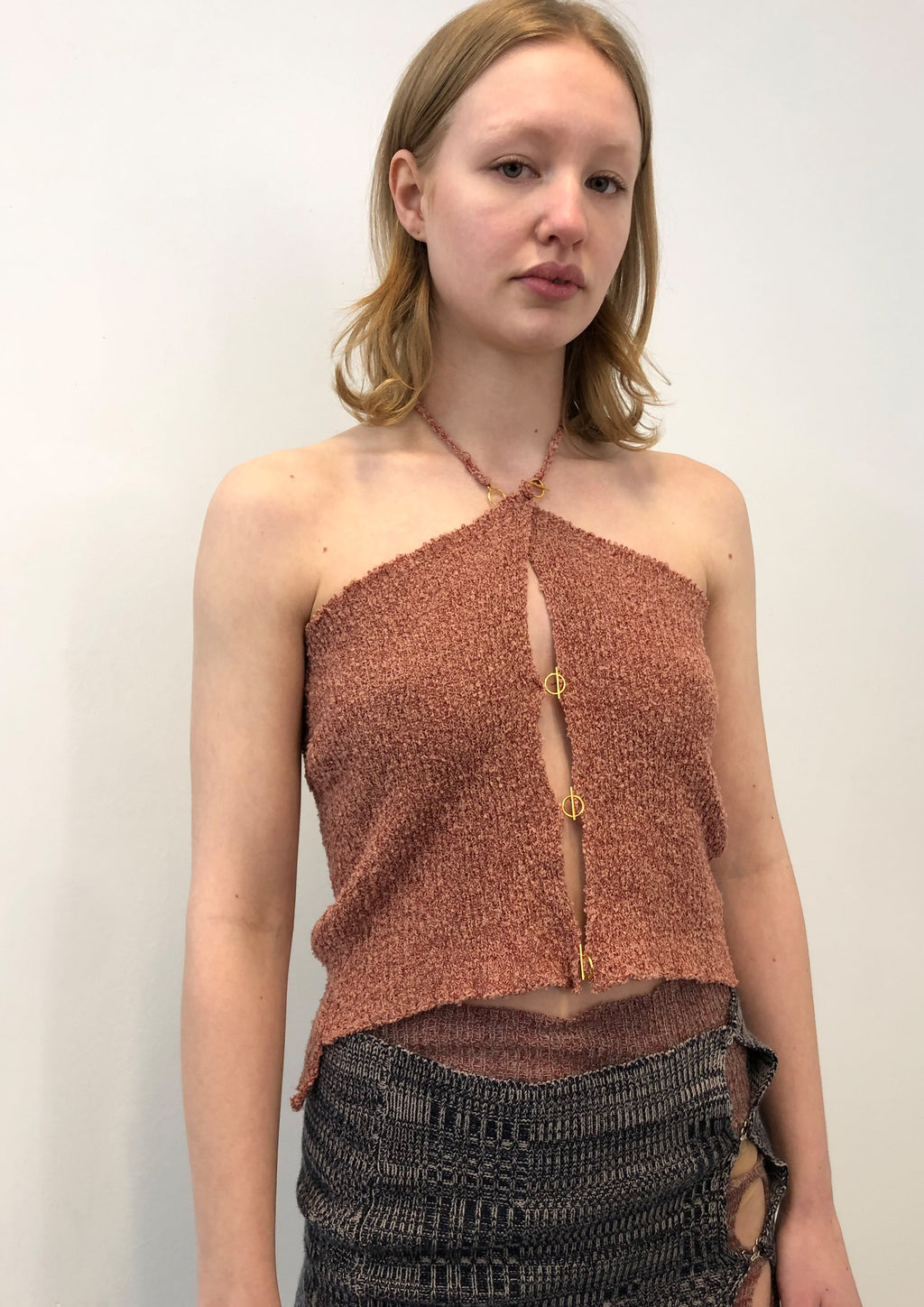 T Bar Halterneck Top