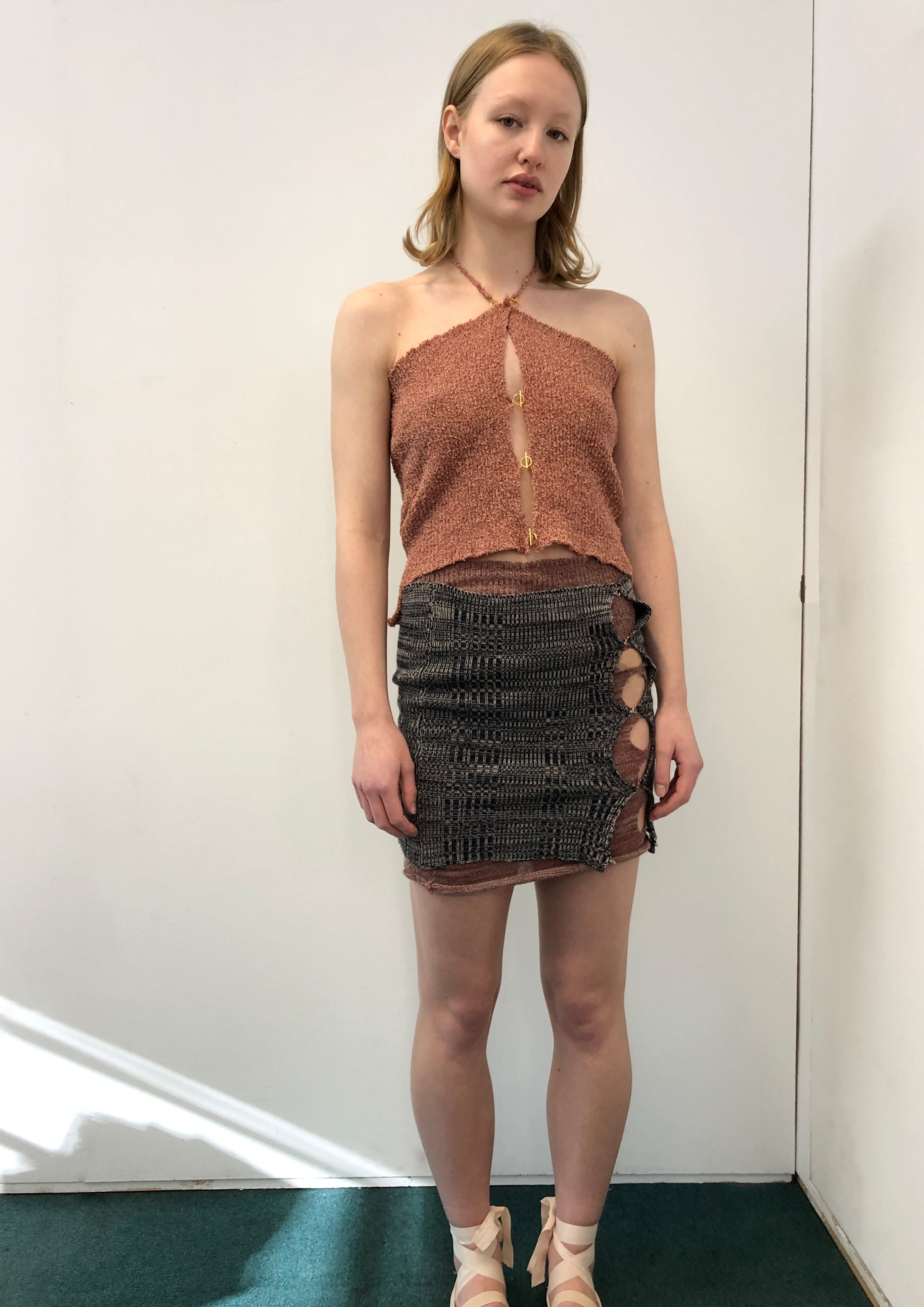 T Bar Halterneck Top
