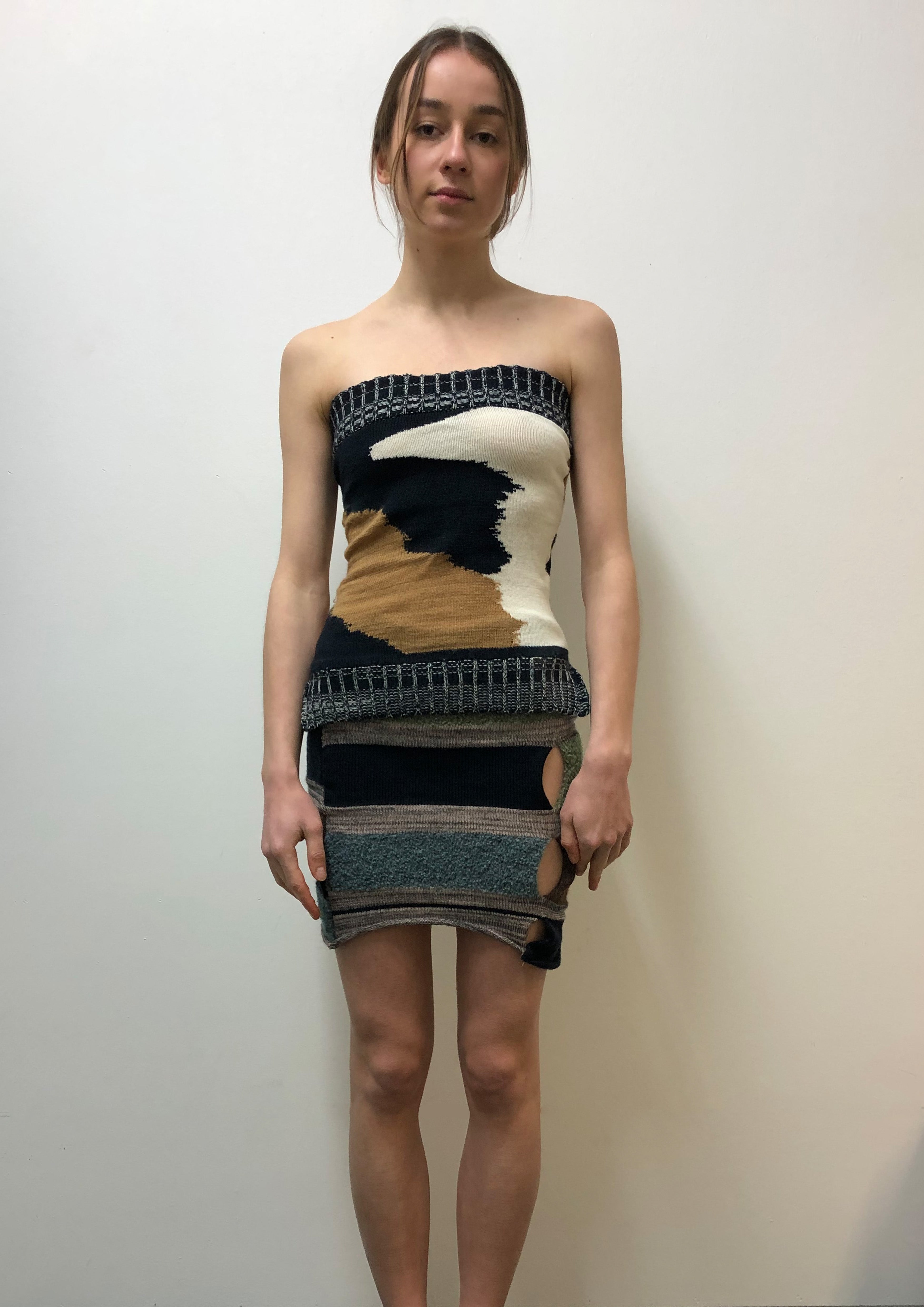 Intarsia Bandeau Top